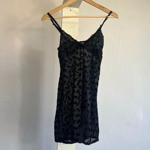 Japanese Brand × Vintage Women's translucent dress with feathers Size S / US 4 / IT 40 - 2 Thumbnail