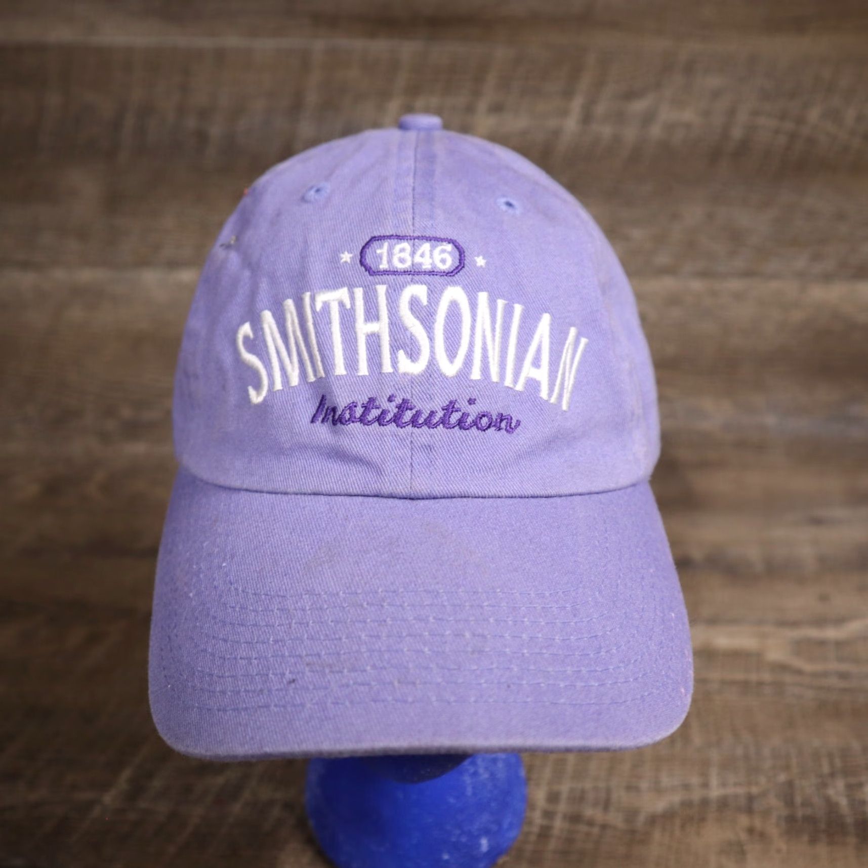 Vintage Smithsonian Institution Baseball Cap Ladies Purple Adjustable Hat Purple Size ONE SIZE - 2 Thumbnail