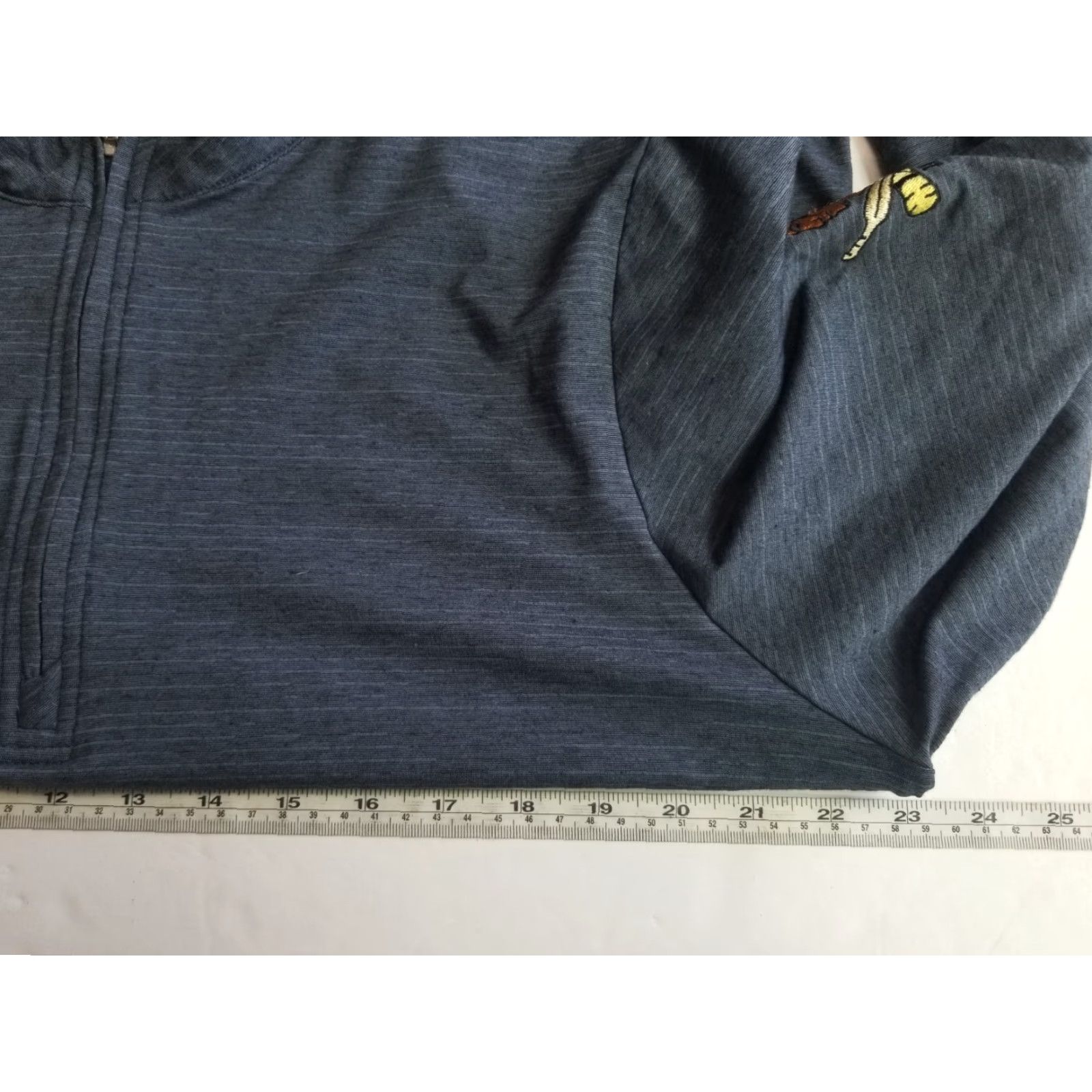 TravisMathew Travis Mathew Shirt Mens Large Blue 1/4 Zip Long Sleeve Golf Mock Neck Size US L / EU 52-54 / 3 - 4 Thumbnail
