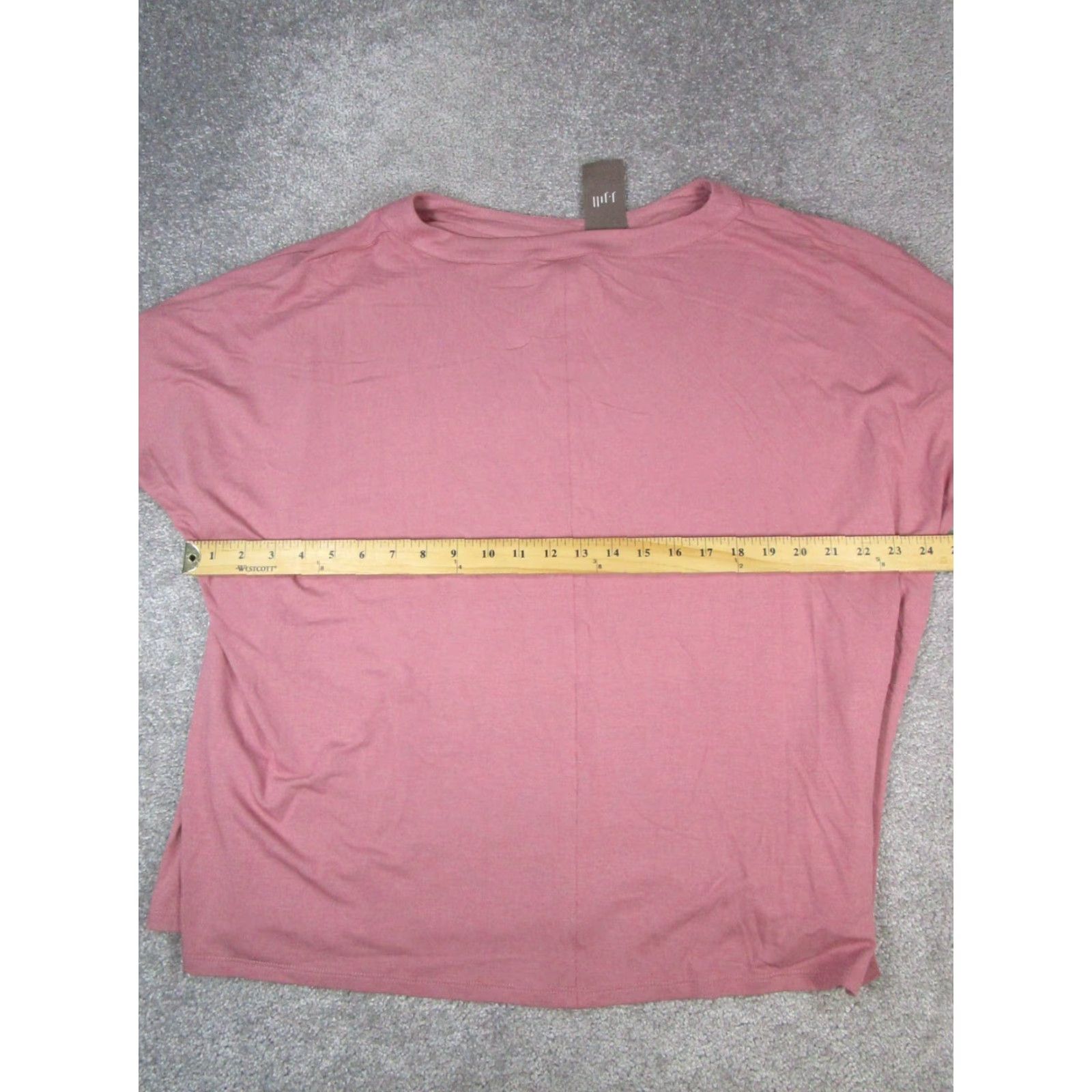 J. Jill J.Jill Shirt Womens 2X Pink T-Shirt Short Sleeve Round Neck Pullover Regular Plus Size Womens Color Pink 2X J. Jill Shirt Womens T-Shirt Basic 90s? Size XXL / US 16-18 / IT 52-54 - 6 Thumbnail