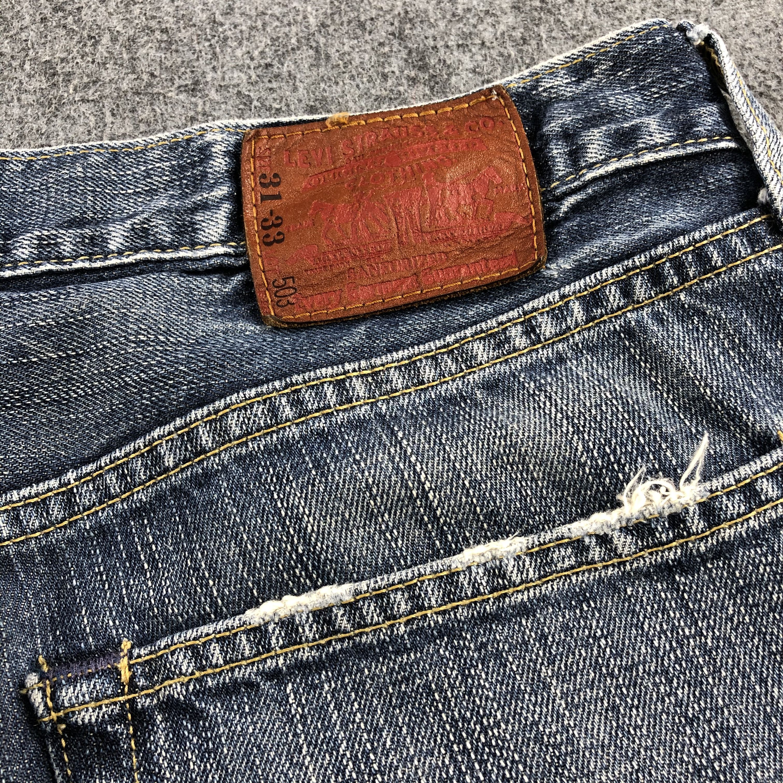 Levi's 90s Vintage Levis 503 Earth Tone Jeans-J1844 Size US 32 / EU 48 - 5 Thumbnail