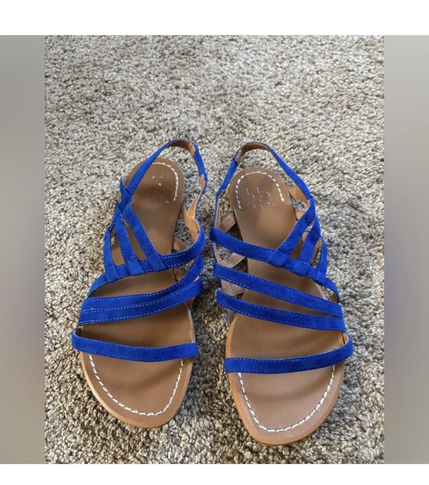 Other (Joe’s Jeans) Blue Strappy Sandals Size US 8 / IT 38 - 3 Thumbnail