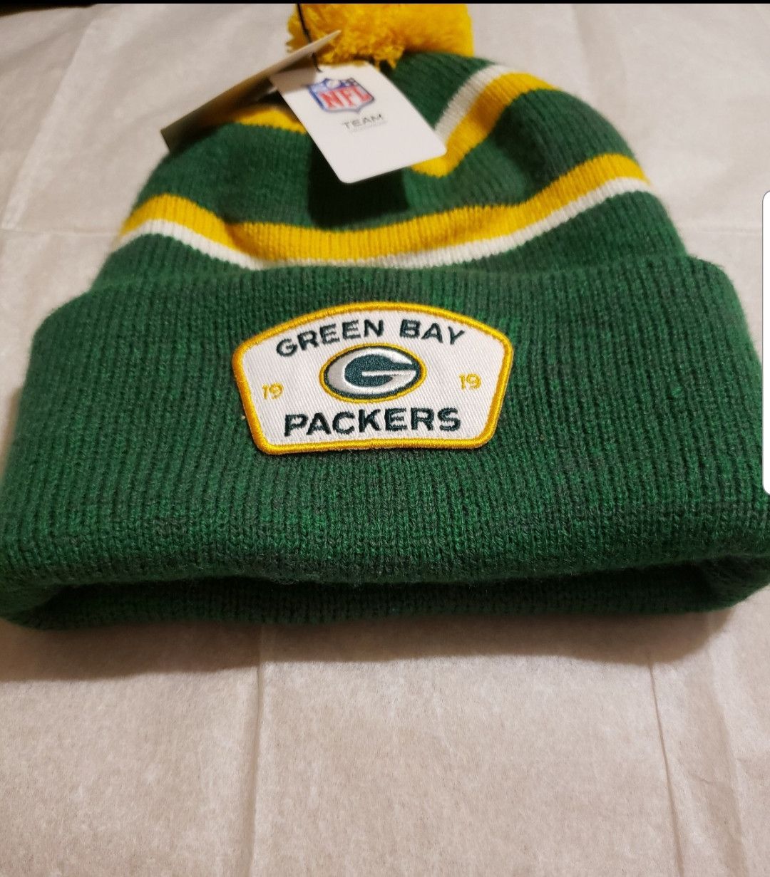 NFL NFL Holographic Tag Classic Green Bay Packers Logo Hat Size ONE SIZE - 3 Thumbnail