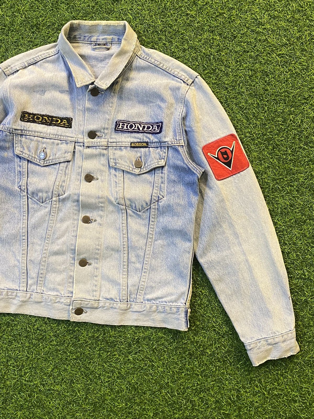 Honda × Vintage VINTAGE DISTRESSED BOBSON HONDA ADVAN JACKET CUSTOM PATCHES Size US S / EU 44-46 / 1 - 4 Thumbnail