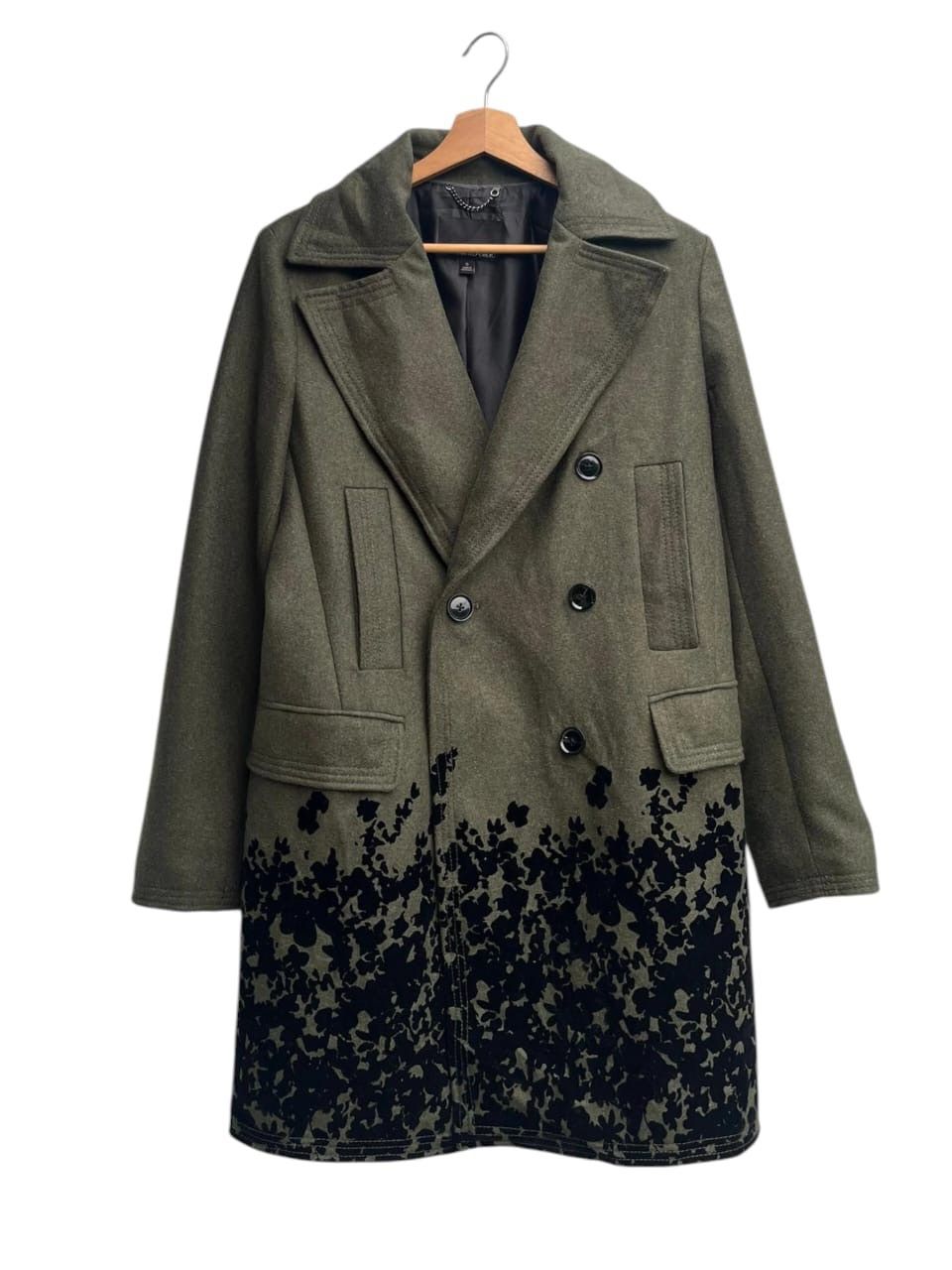 Banana Republic Banana Republic Holiday 2015 Wool Flocked Hem Coat Size S / US 4 / IT 40 - 2 Thumbnail