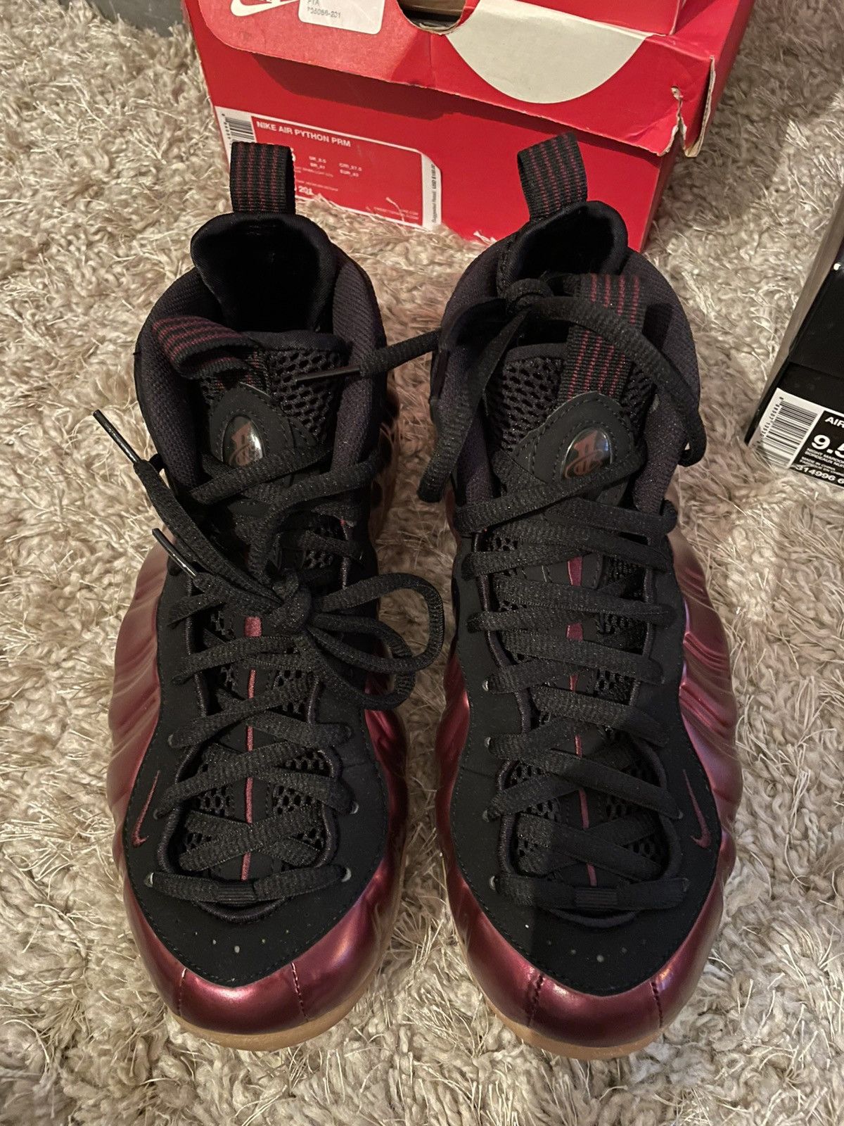 Nike Nike Air Foamposite One Night Maroon Size US 9.5 / EU 42-43 - 5 Thumbnail