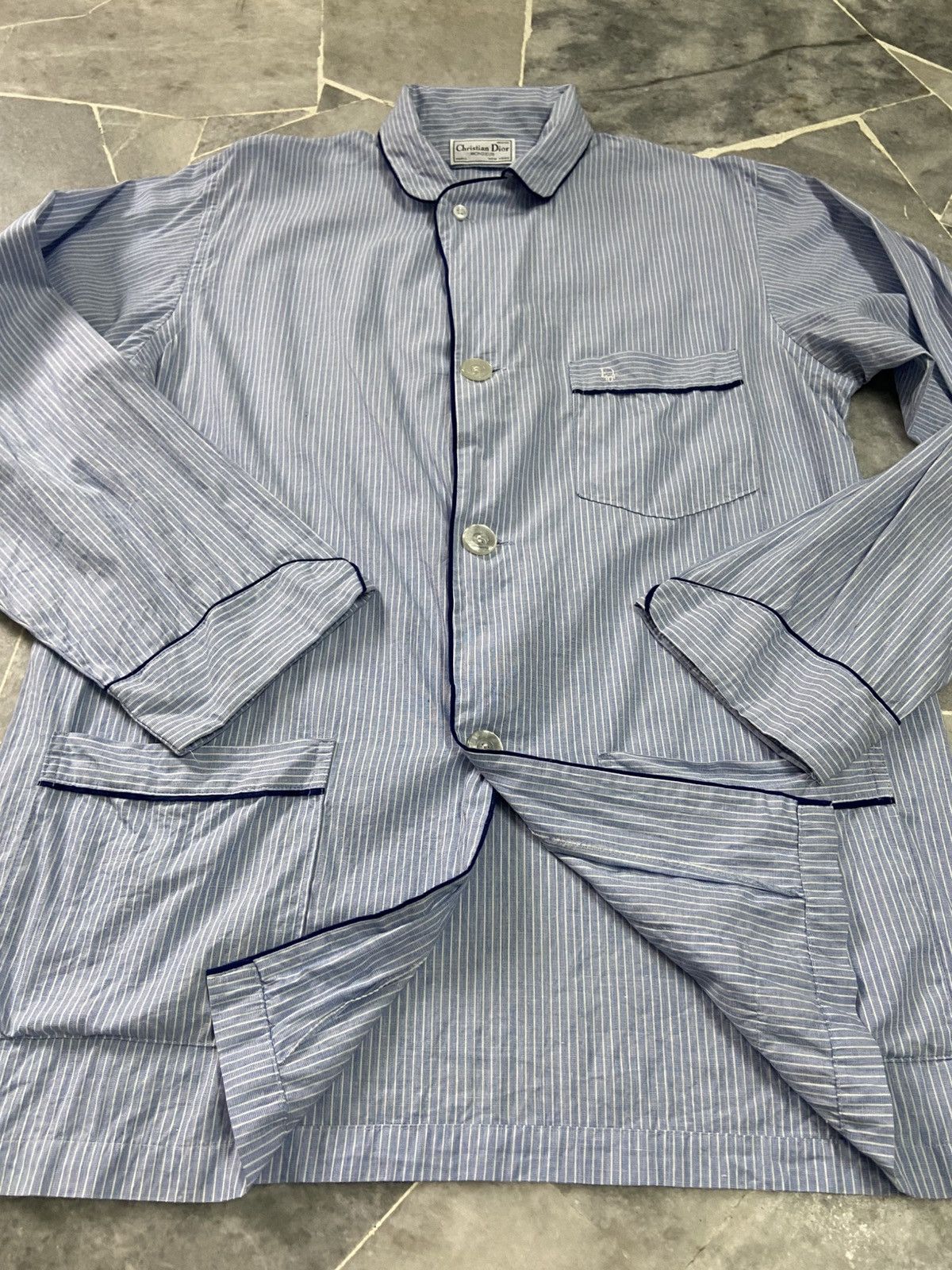 Dior Christian Dior Blue Shirt Size US M / EU 48-50 / 2 - 5 Thumbnail