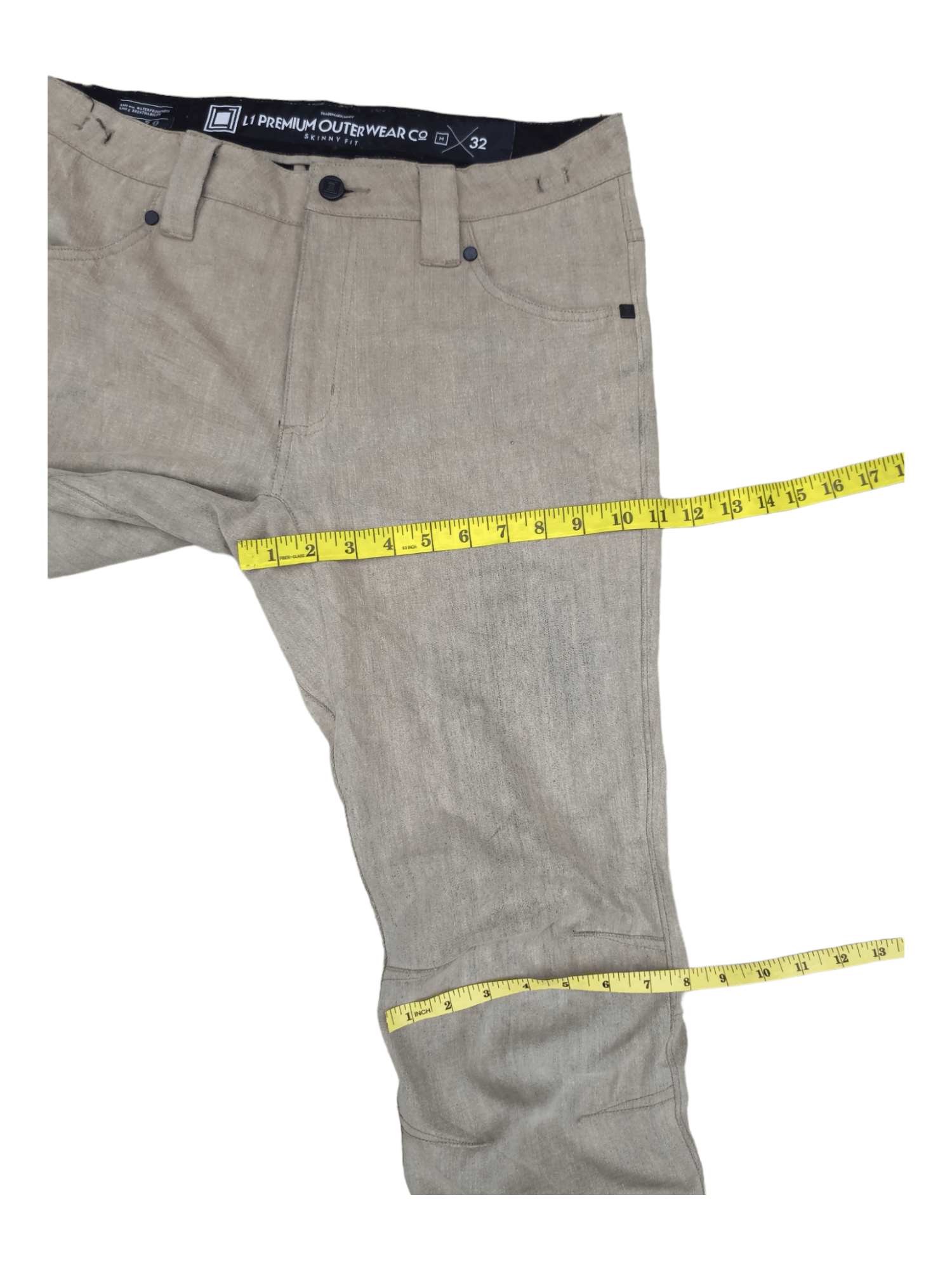 Japanese Brand L1 Premium Outerwear Mud Wash Zipper Leg Flared Pants Size US 32 / EU 48 - 20 Thumbnail