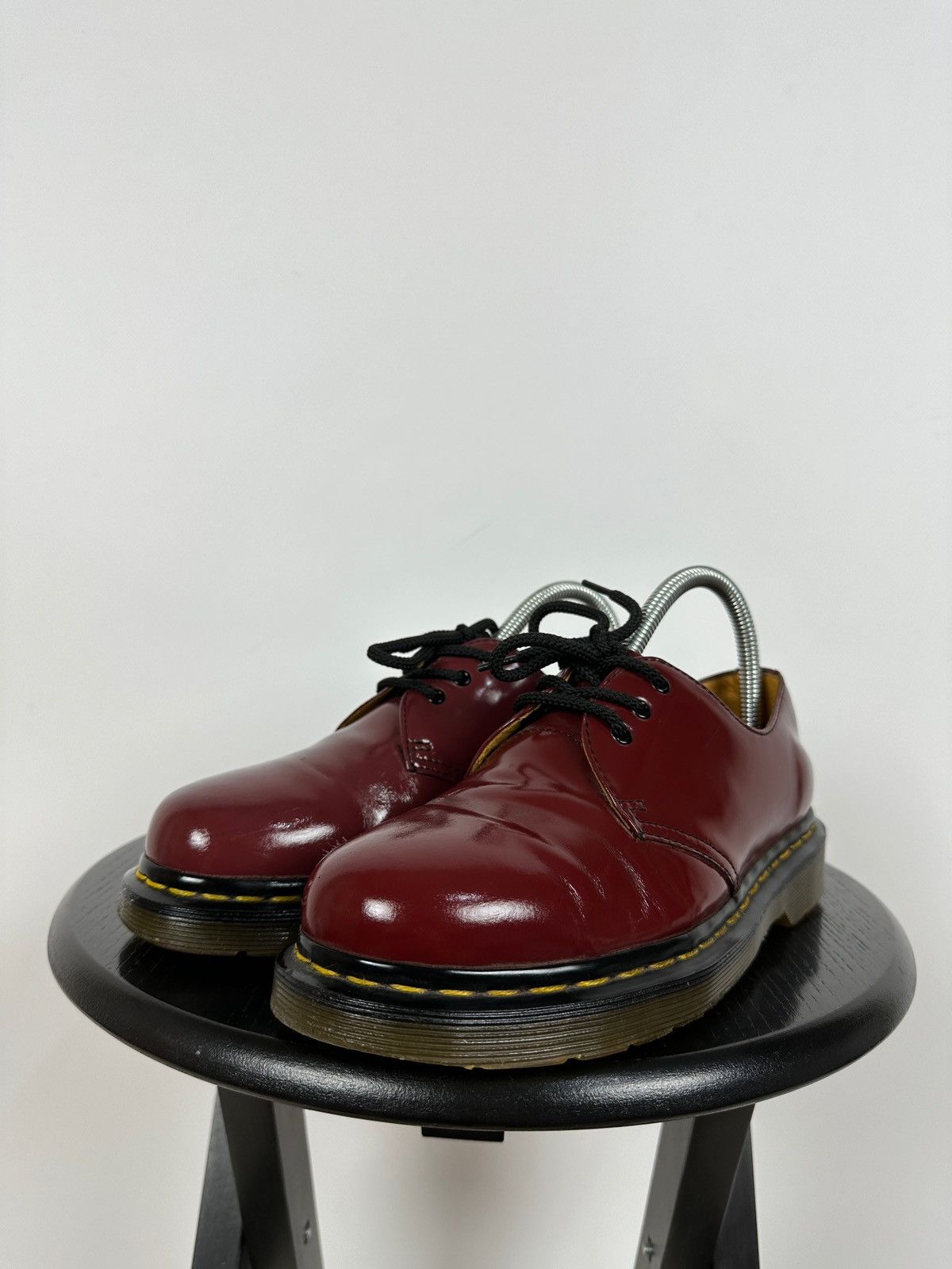 Dr. Martens Dr Martens Cherry Red Leather Oxford Casual Shoes 11838 Size US 7 / IT 37 - 8 Thumbnail