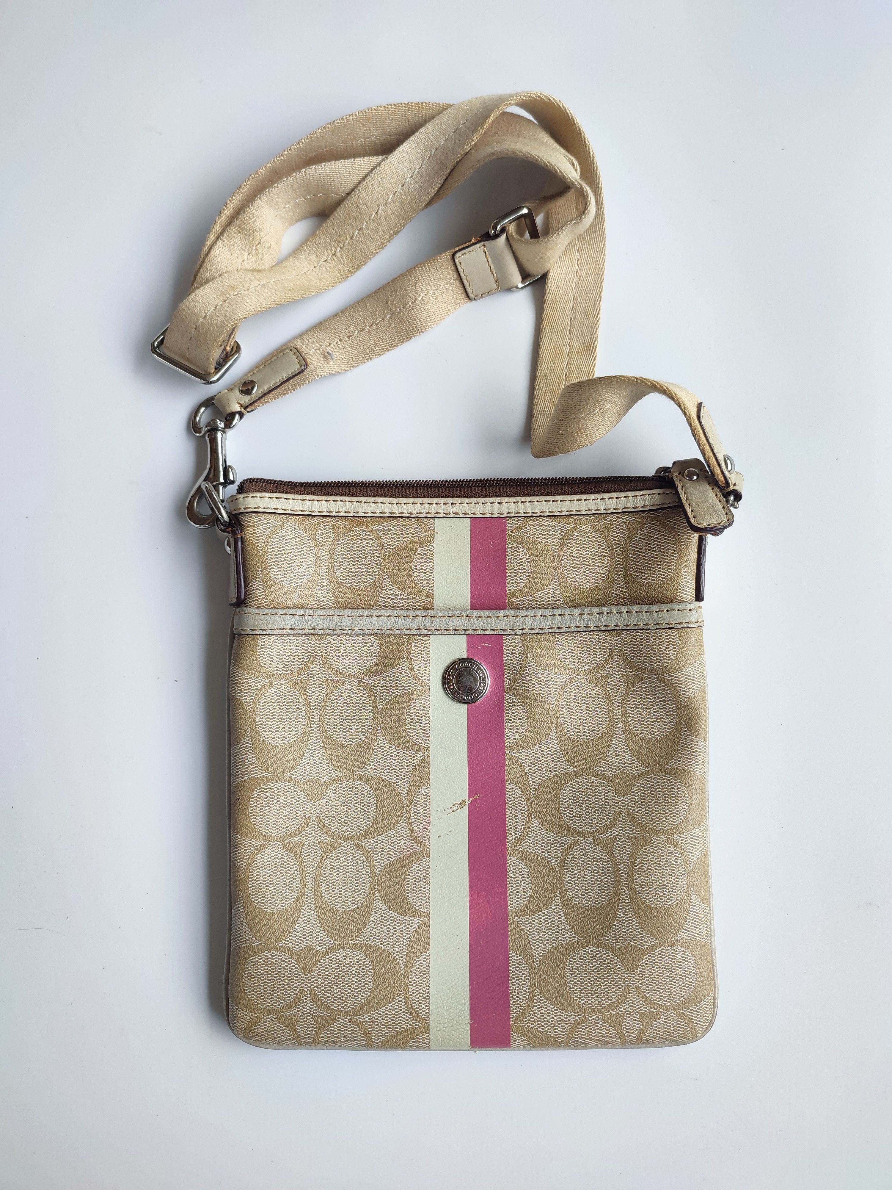 Coach COACH CHELSEA STRIPE CROSSBODY BAG Size ONE SIZE - 1 Thumbnail