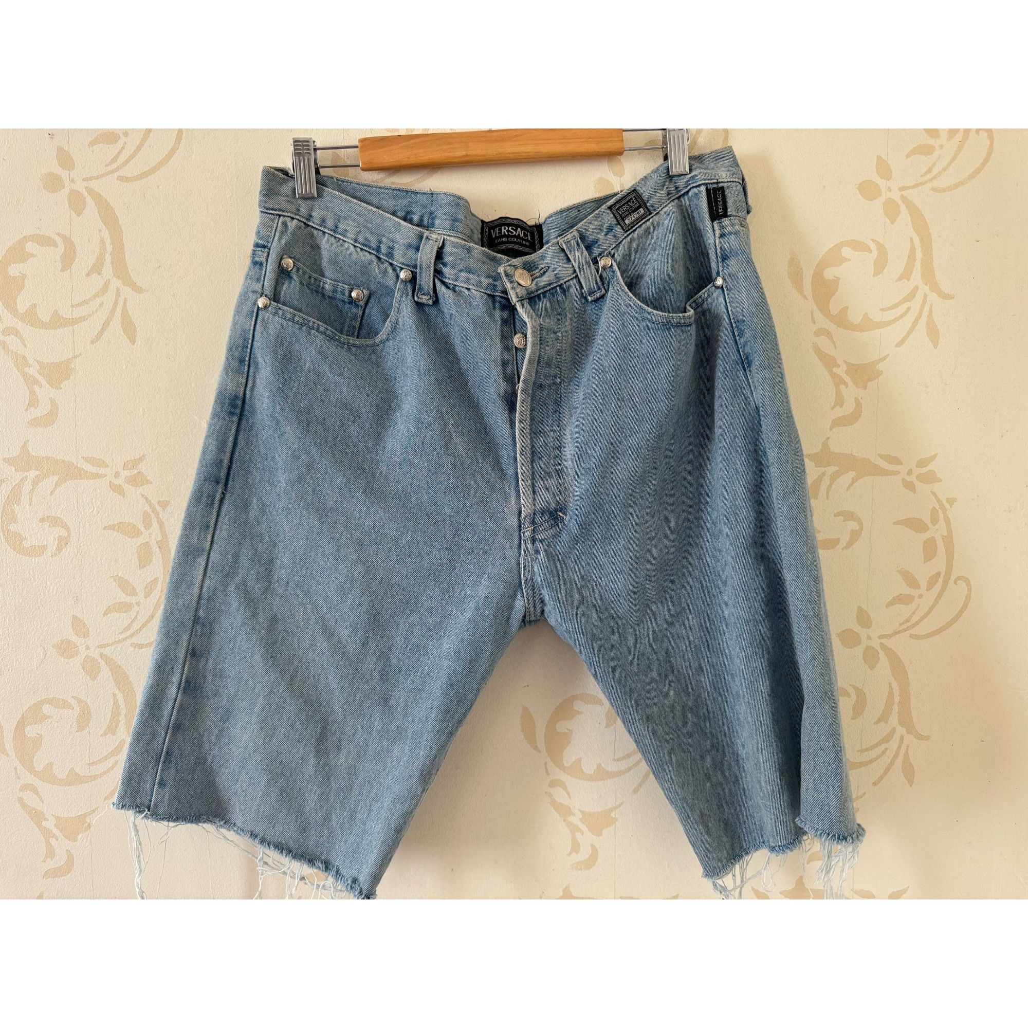 Versace Men's Size 40 Versace Blue Jeans Couture Shorts Size US 40 / EU 56 - 1 Thumbnail