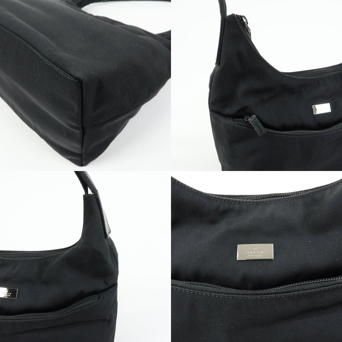 Gucci Gucci Nylon Shoulder Bag Black Size ONE SIZE - 6 Thumbnail