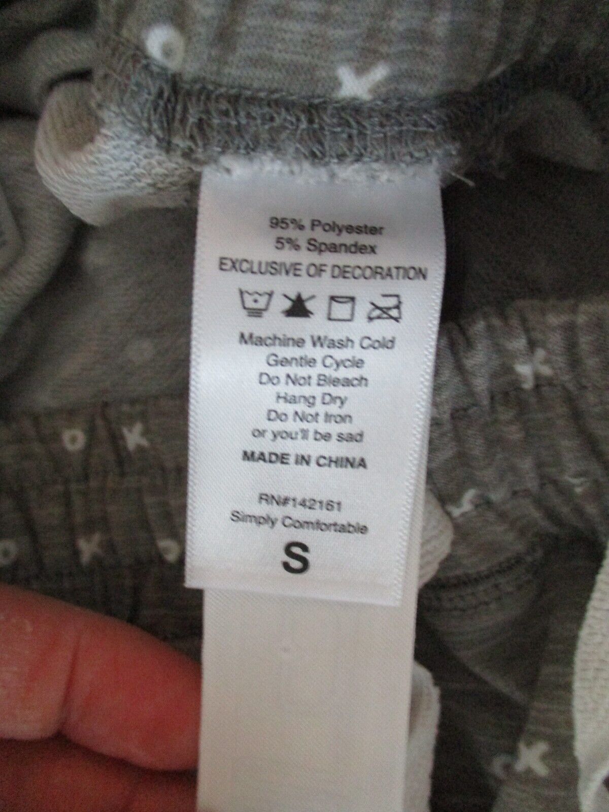 Other LuLaRoe NWT Jax Small Heathered Gray with White XO Joggers Size 28" / US 6 / IT 42 - 7 Thumbnail