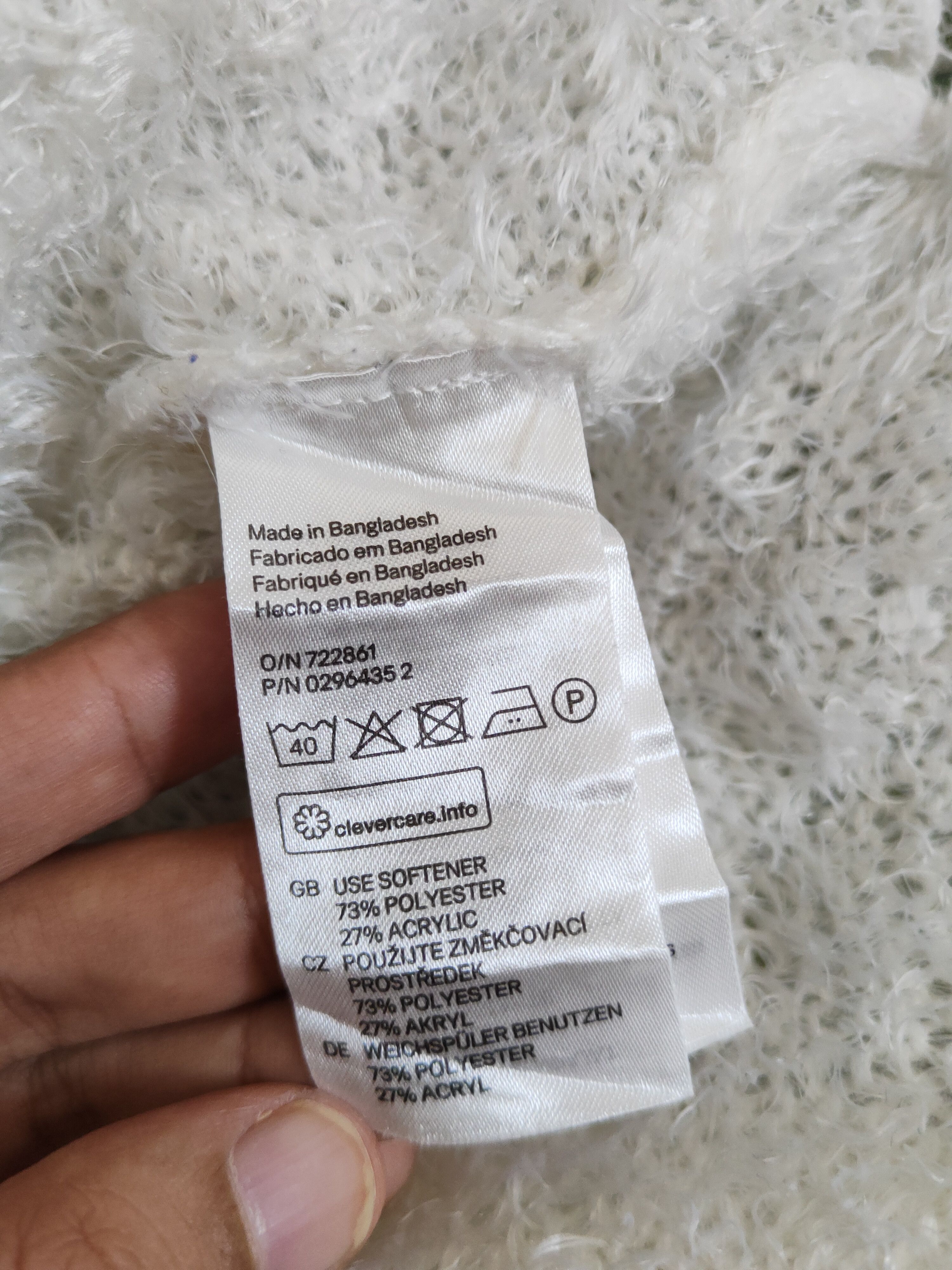 Divided × Homespun Knitwear × Japanese Brand Divided White Shag Shaggy Fur Mohair Knitwear #S2010 Size M / US 6-8 / IT 42-44 - 11 Thumbnail