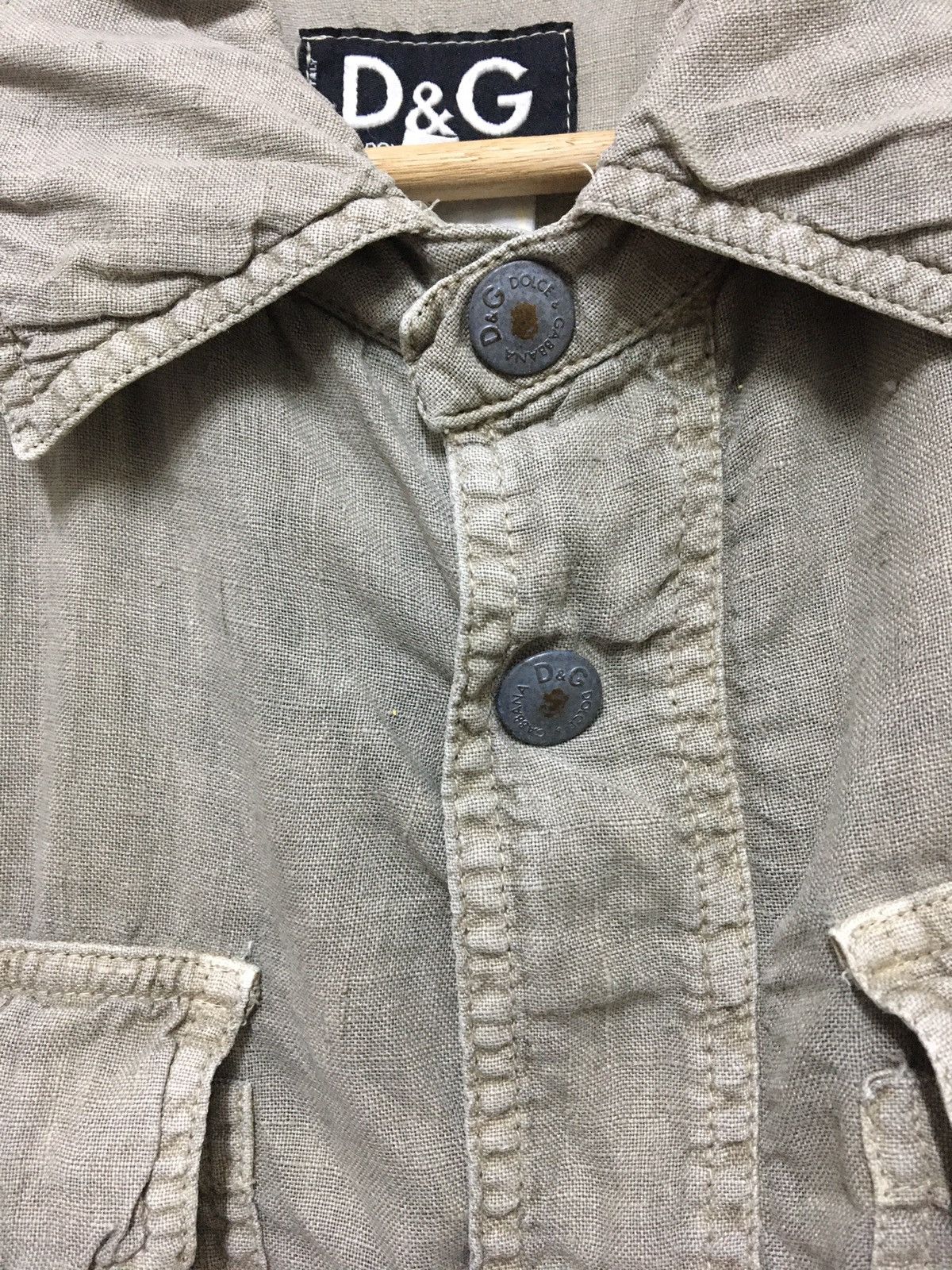 Dolce & Gabbana × Vintage Vintage Dolce & Gabbana Button Shirt MADE IN ITALY Size M / US 6-8 / IT 42-44 - 3 Thumbnail