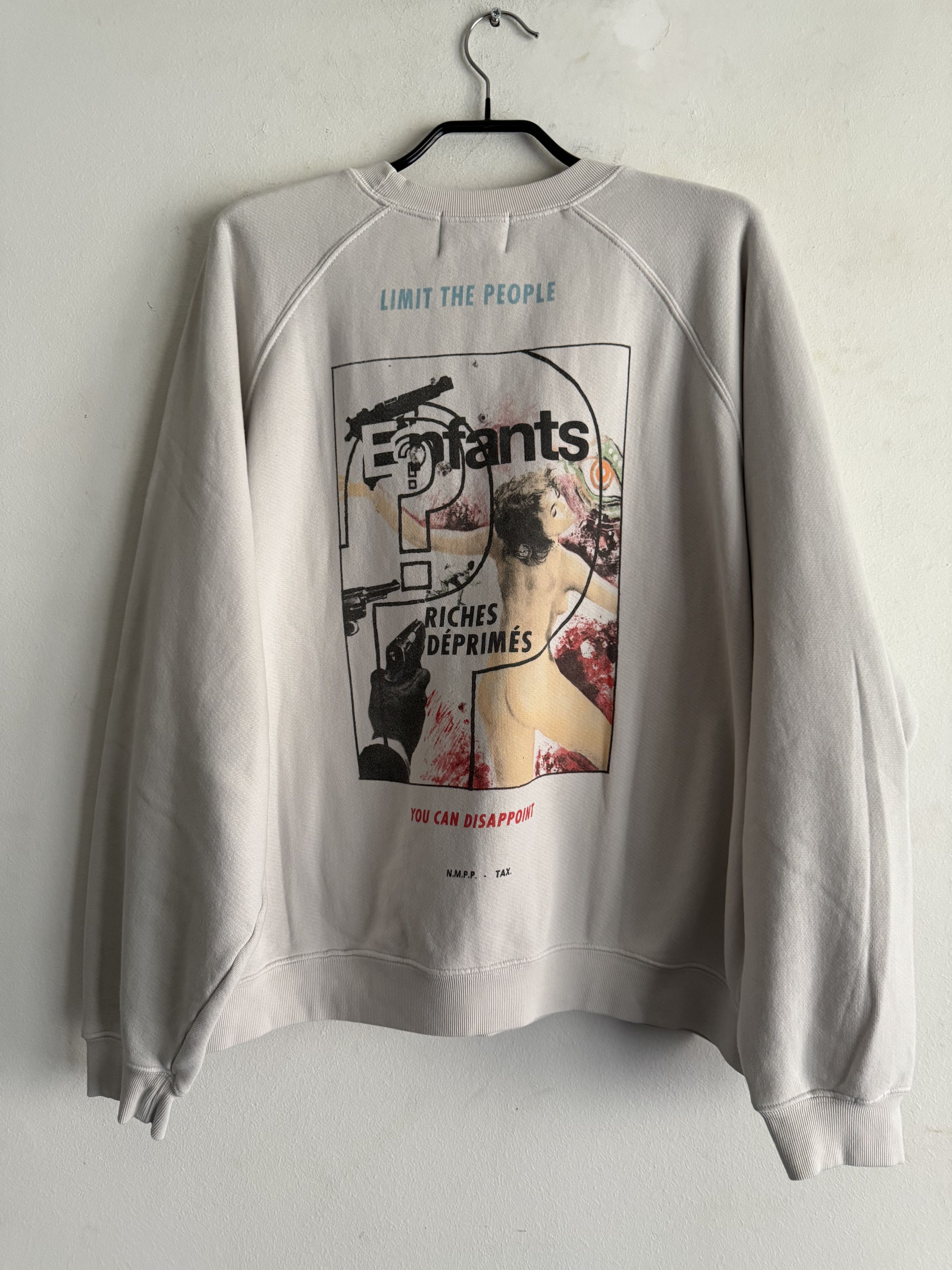 Enfants Riches Deprimes Thrilling Raglan Sweatshirt Size US XL / EU 56 / 4 - 2 Thumbnail