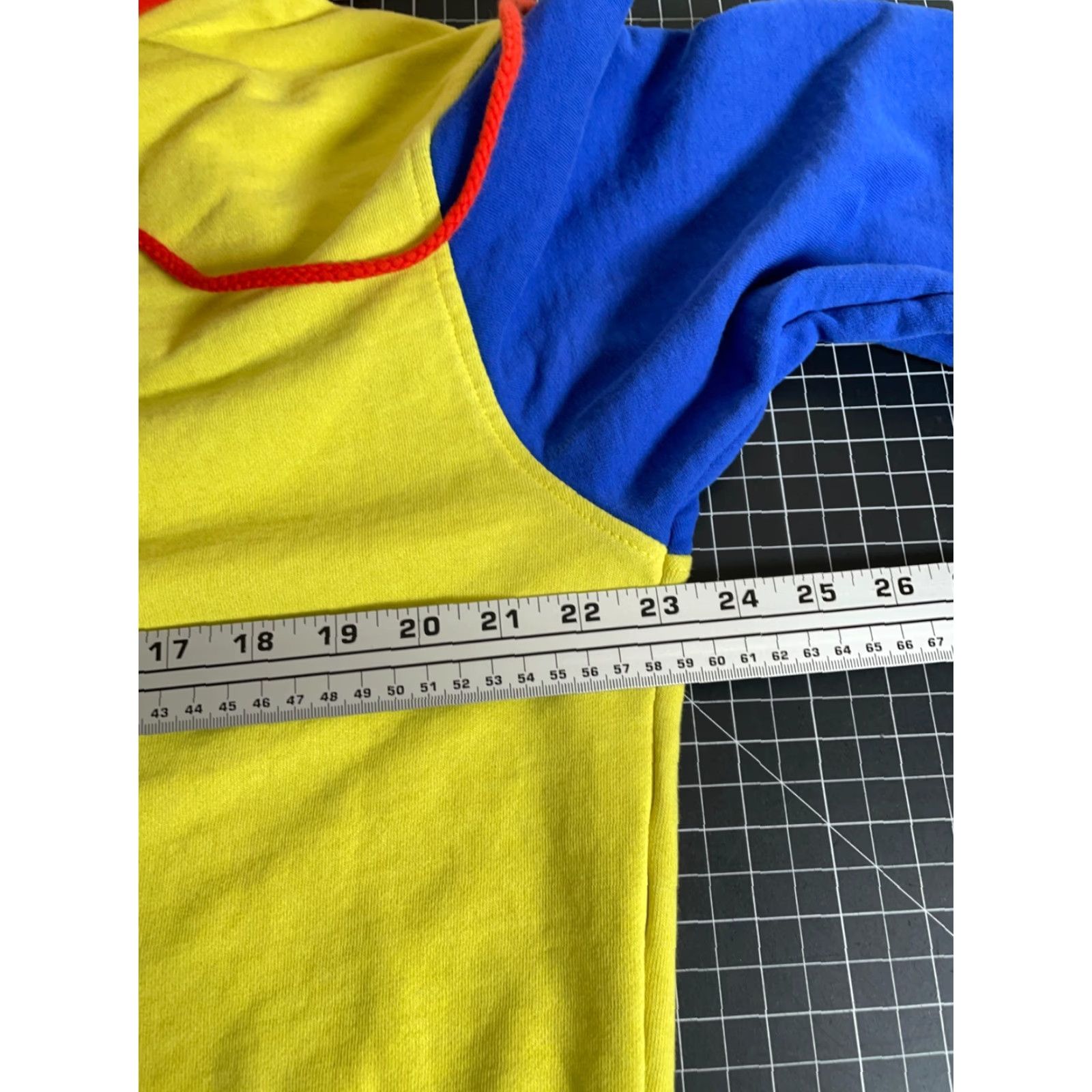 Odd Future Odd Future Hoodie Adult Large Yellow Blue Colorblock Sweatshirt Tyler Creator Size US L / EU 52-54 / 3 - 5 Thumbnail