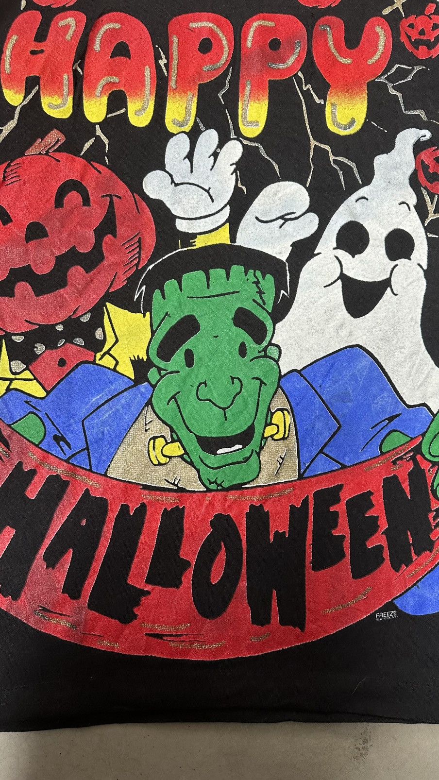 Vintage VINTAGE FREEZE HAPPY HELLOWEN 1996 TEE Size US M / EU 48-50 / 2 - 5 Thumbnail