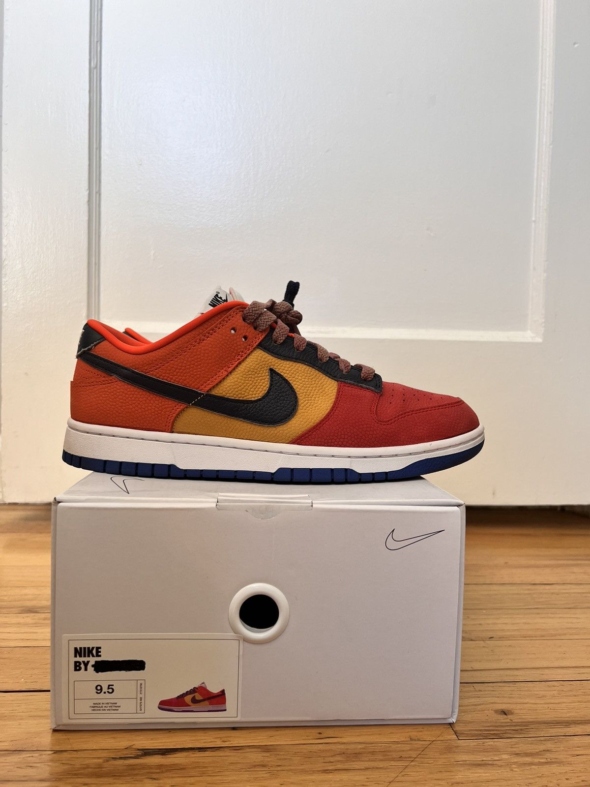 image of Nike By You Dunk Low 9.5 Shoes, Men's