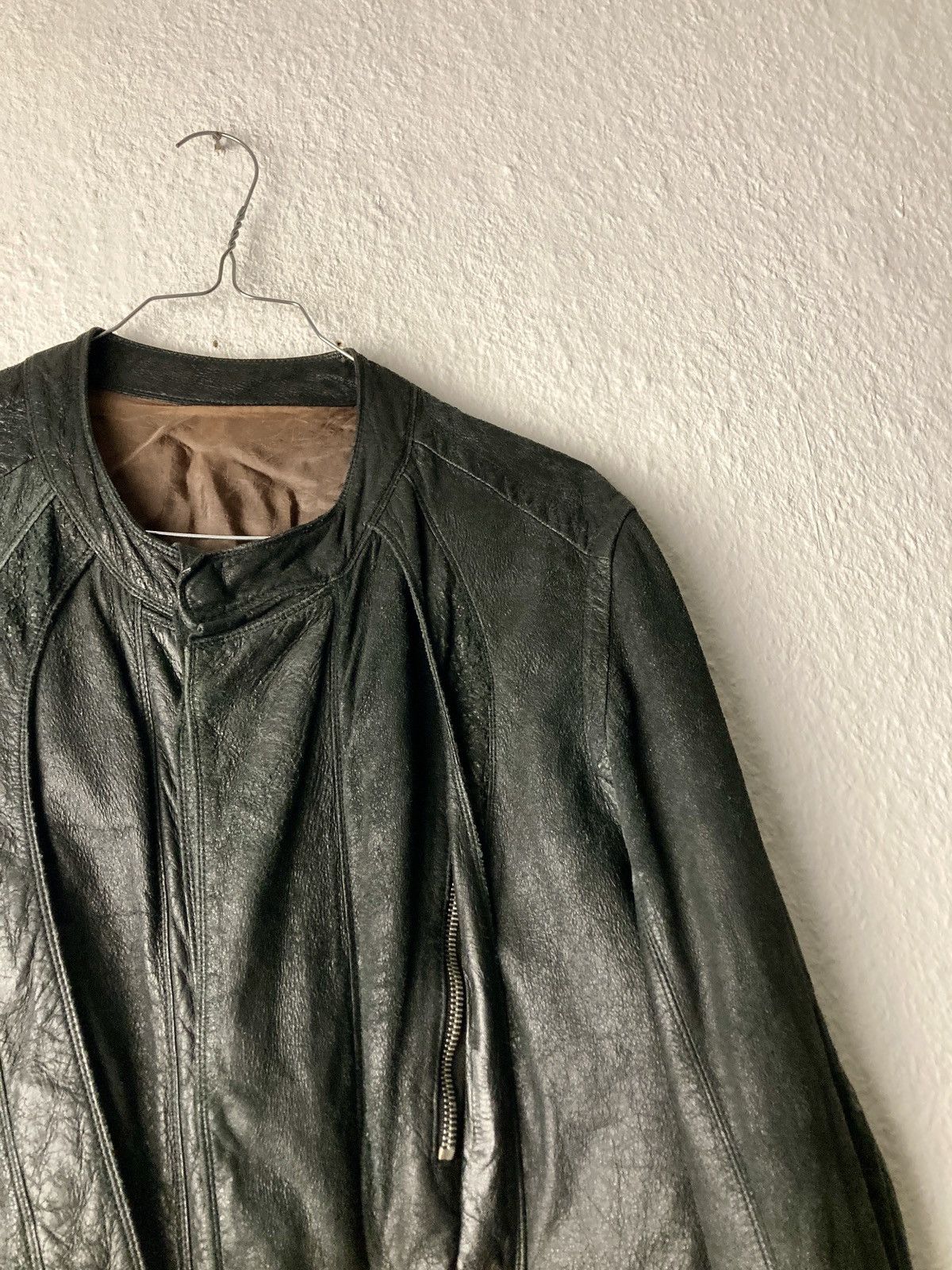 Rick Owens F/W 04 "QUEEN" Blistered Lamb Leather Jacket Rick Owens M Size US M / EU 48-50 / 2 - 5 Thumbnail