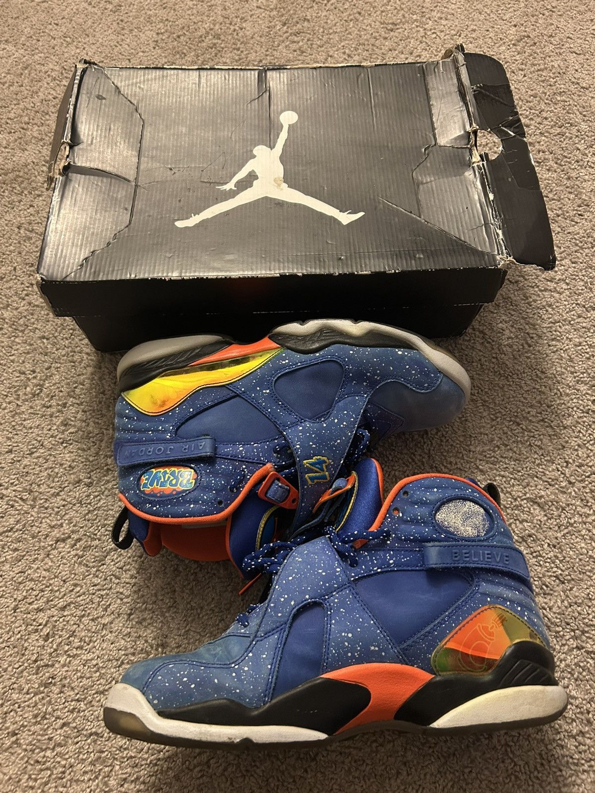 Jordan Brand Air Jordan Retro 8 Doernbecher Size 9 Size US 9 / EU 42 - 2 Thumbnail