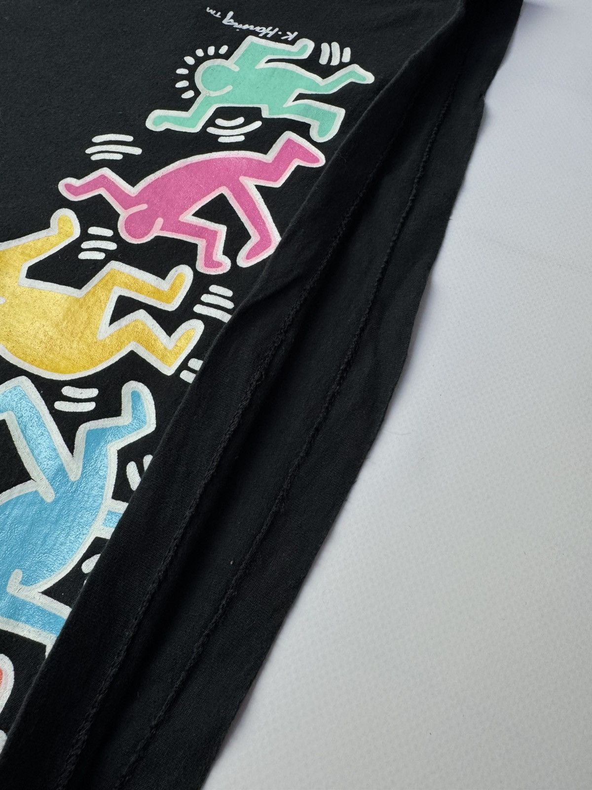 Keith Haring Vintage Keith Haring "Pop Shop" Long Sleeve Tee Size US XL / EU 56 / 4 - 8 Thumbnail