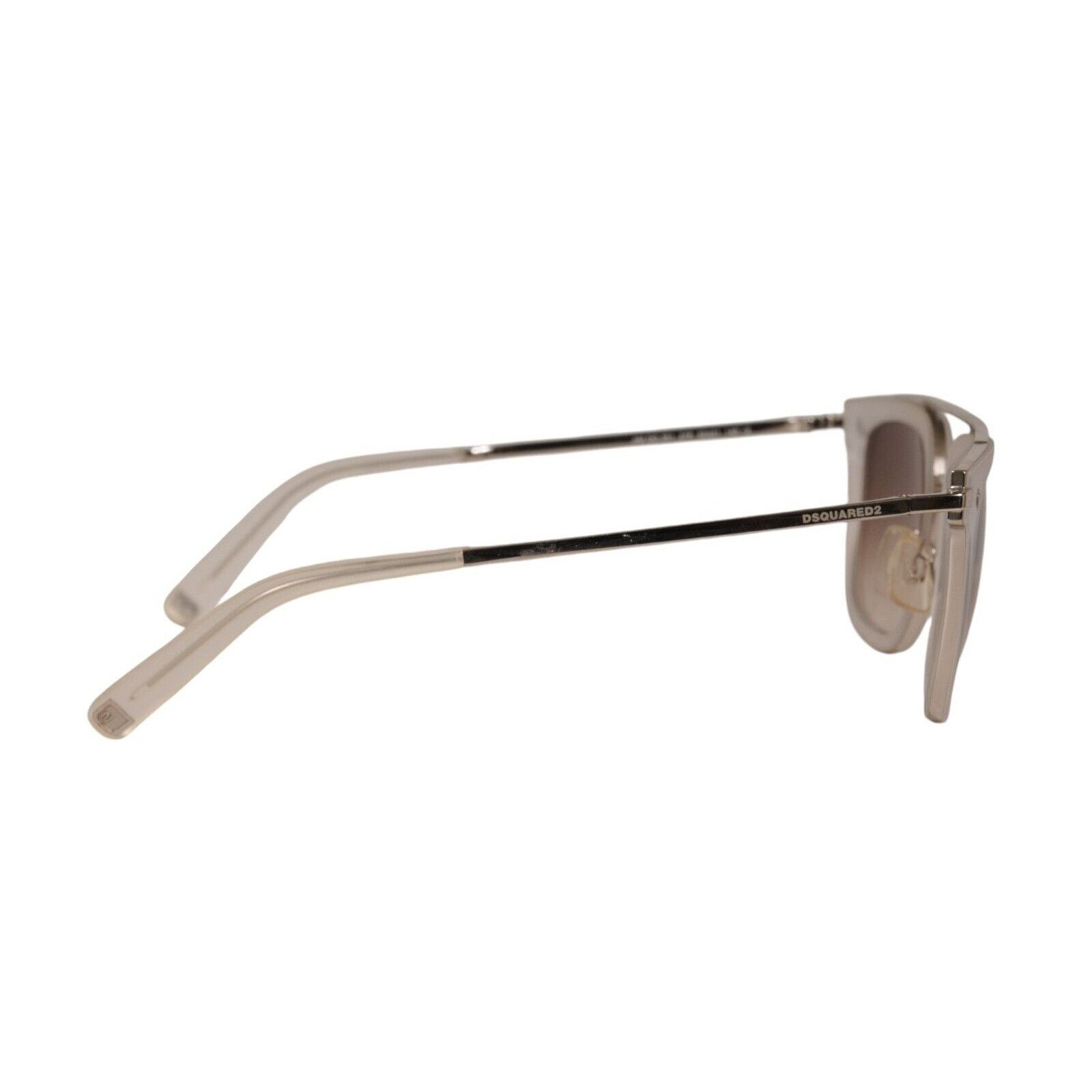 Dsquared2 JIM DQ 201 Sunglasses Transparent Silver White Square Size ONE SIZE - 4 Thumbnail