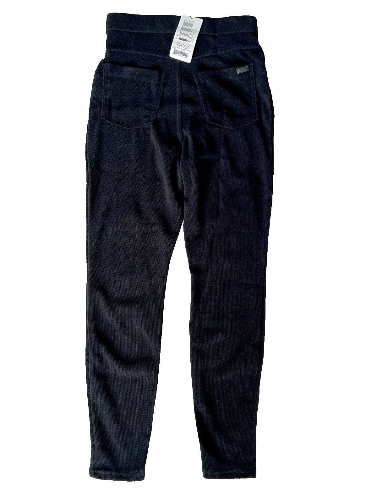 Other HUE U24267 Butter Twill Jean Style Legging Black ( XS ) Size 24" / US 00 / IT 34 - 5 Thumbnail