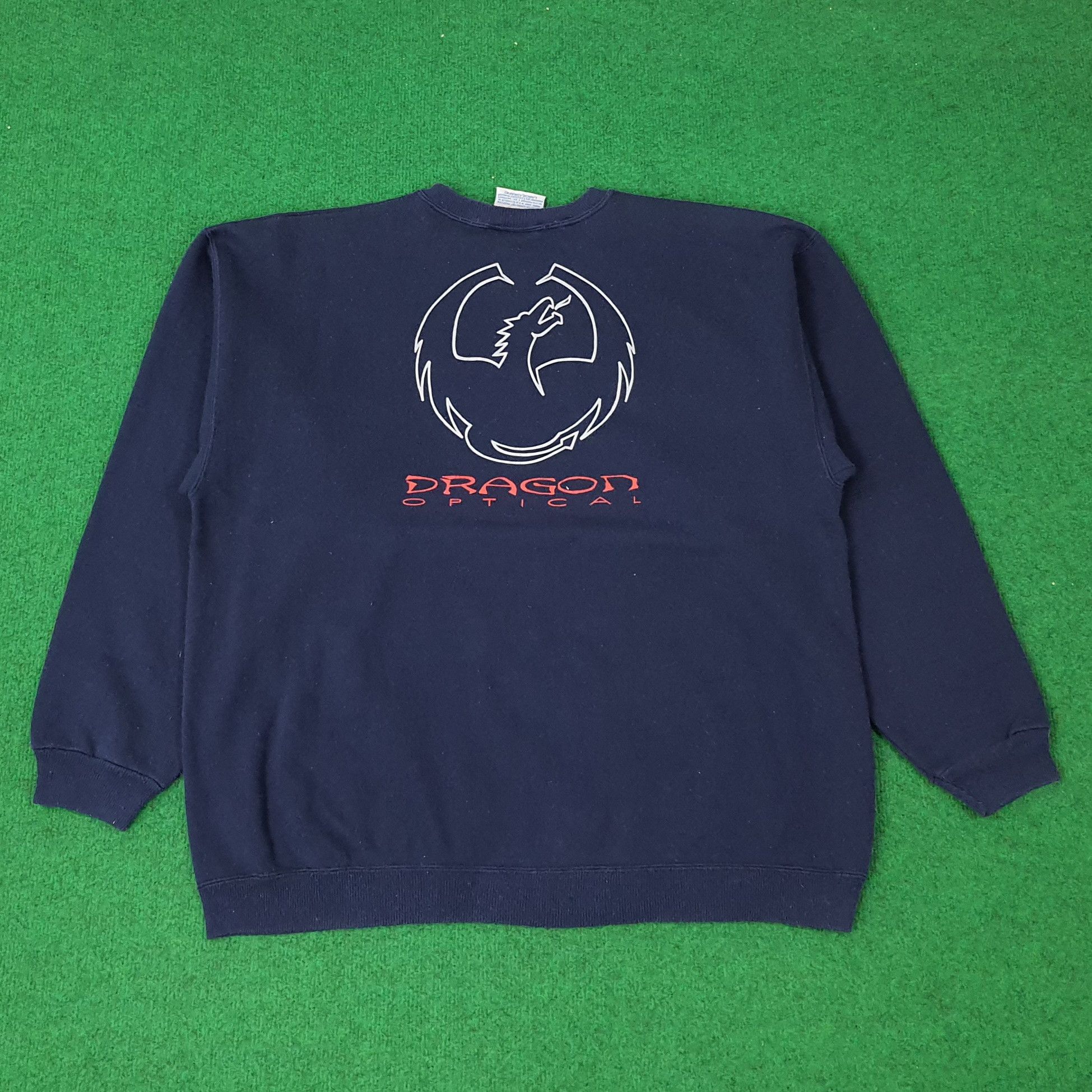 Vintage Vintage Dragon Optical Sweatshirt C263N23 Size US L / EU 52-54 / 3 - 1 Thumbnail