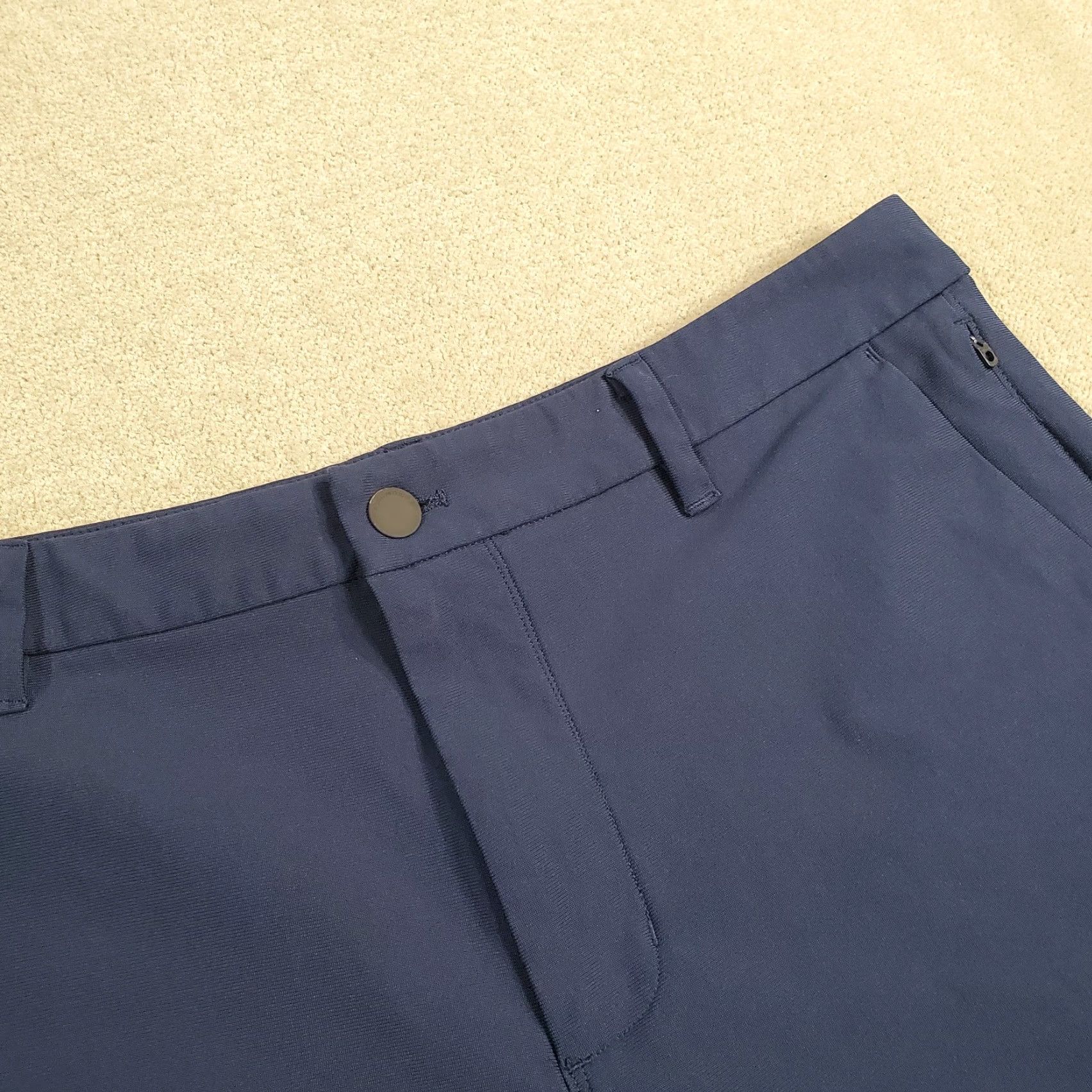 Vintage 7 Diamonds Shorts Mens 30 Blue Chinos Infinity Performance Stretch Lightweight Size US 30 / EU 46 - 2 Thumbnail