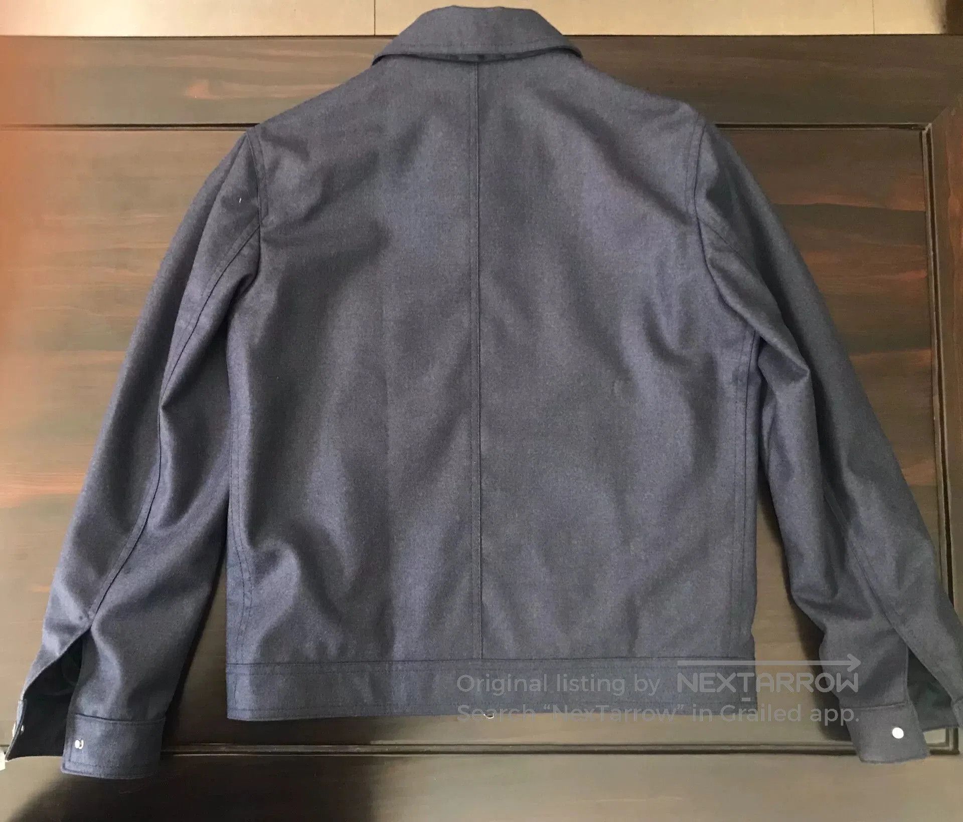 Other eidos wool and leather jacket size 48. Size US L / EU 52-54 / 3 - 3 Thumbnail