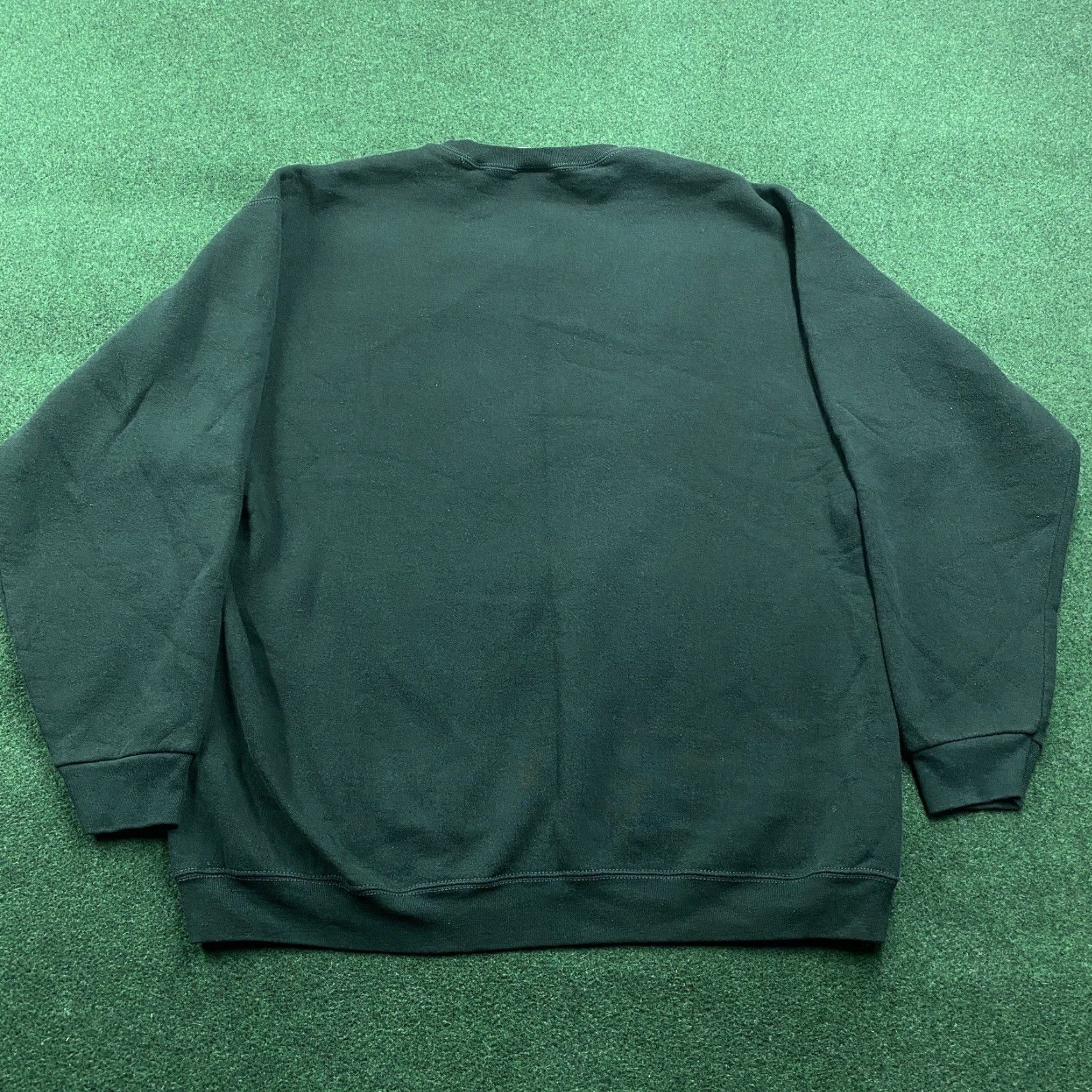 Vintage VINTAGE Green Men's XL Winter Sweater Sweatshirt 90S Nature Logo USA Pullover Crew Neck Cotton Size US XL / EU 56 / 4 - 4 Thumbnail