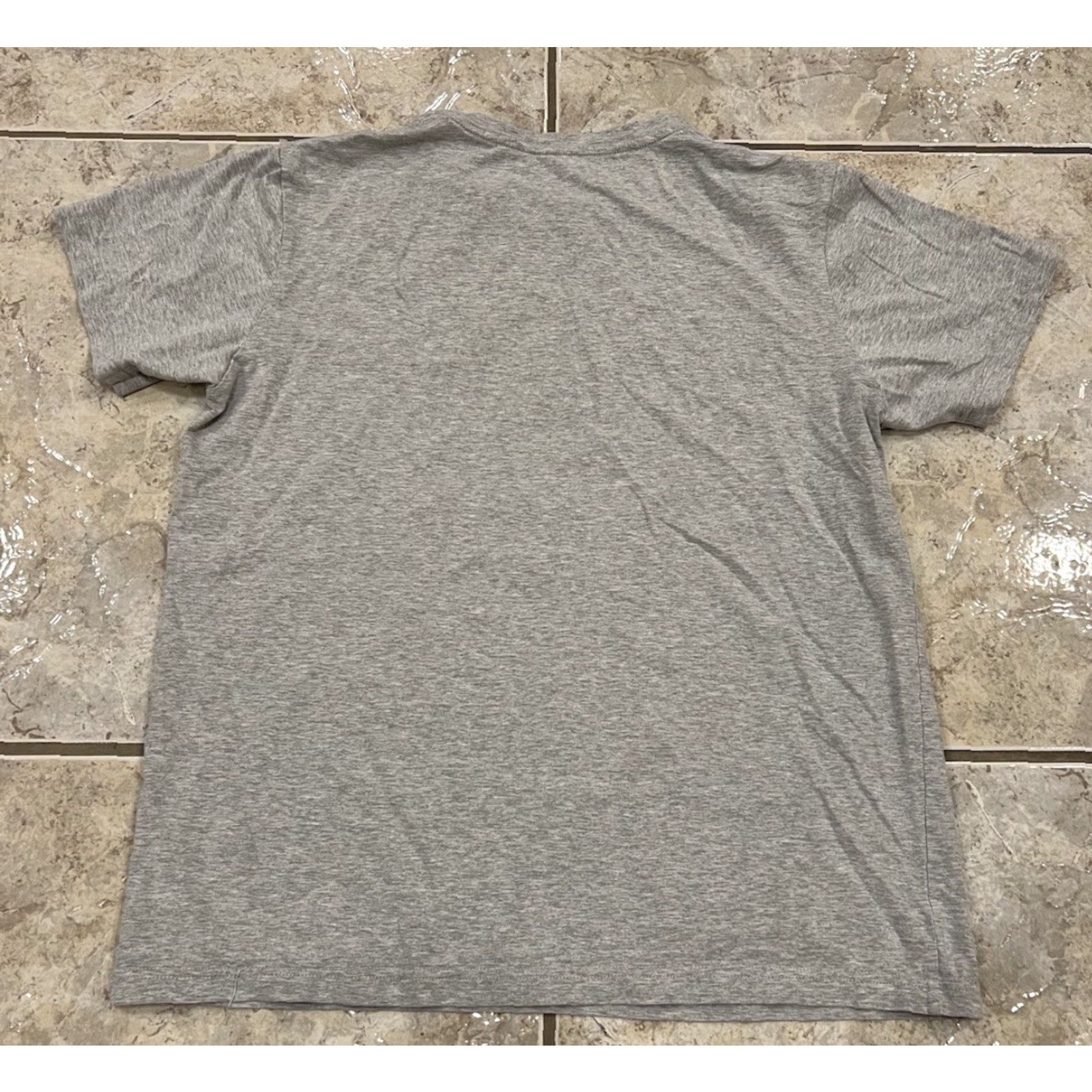Vintage Illiminate SAIGONIA Shirt Adult M Gray Logo Short Sleeve Crew Neck Knit Cotton Blend Distressed 2020s Size US M / EU 48-50 / 2 - 4 Thumbnail