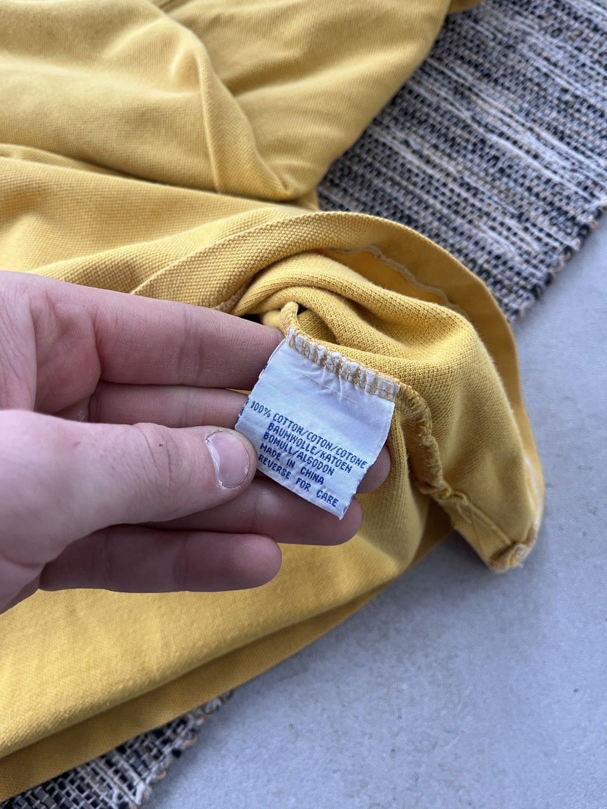 Polo Ralph Lauren Vintage Polo Ralph Lauren Yellow Rugby Polo shirt Avantgarde Size US M / EU 48-50 / 2 - 11 Thumbnail