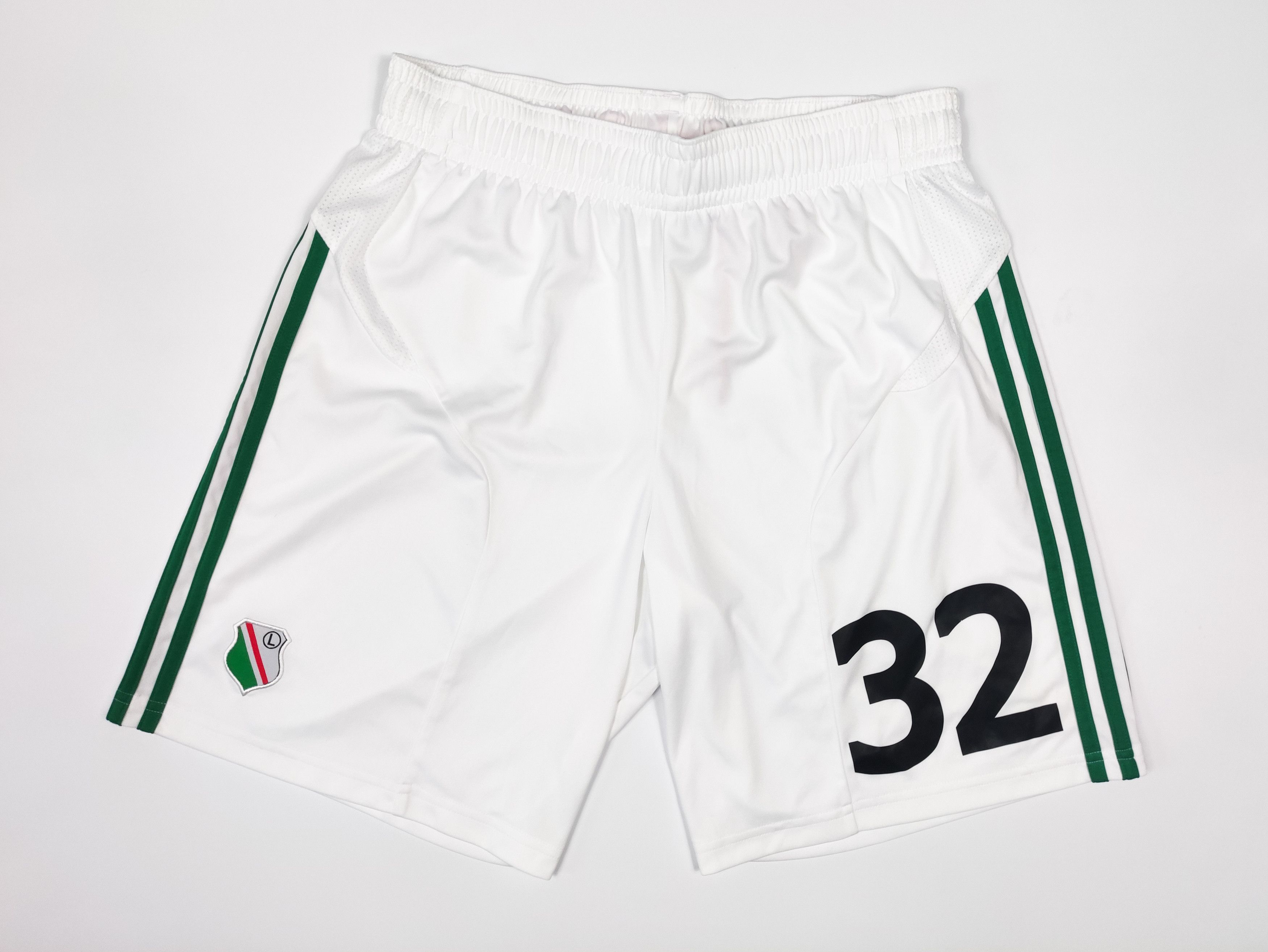 Adidas Miroslav Radović #32 Legia Warszawa Adidas Matchworn Shorts Size US 30 / EU 46 - 2 Thumbnail