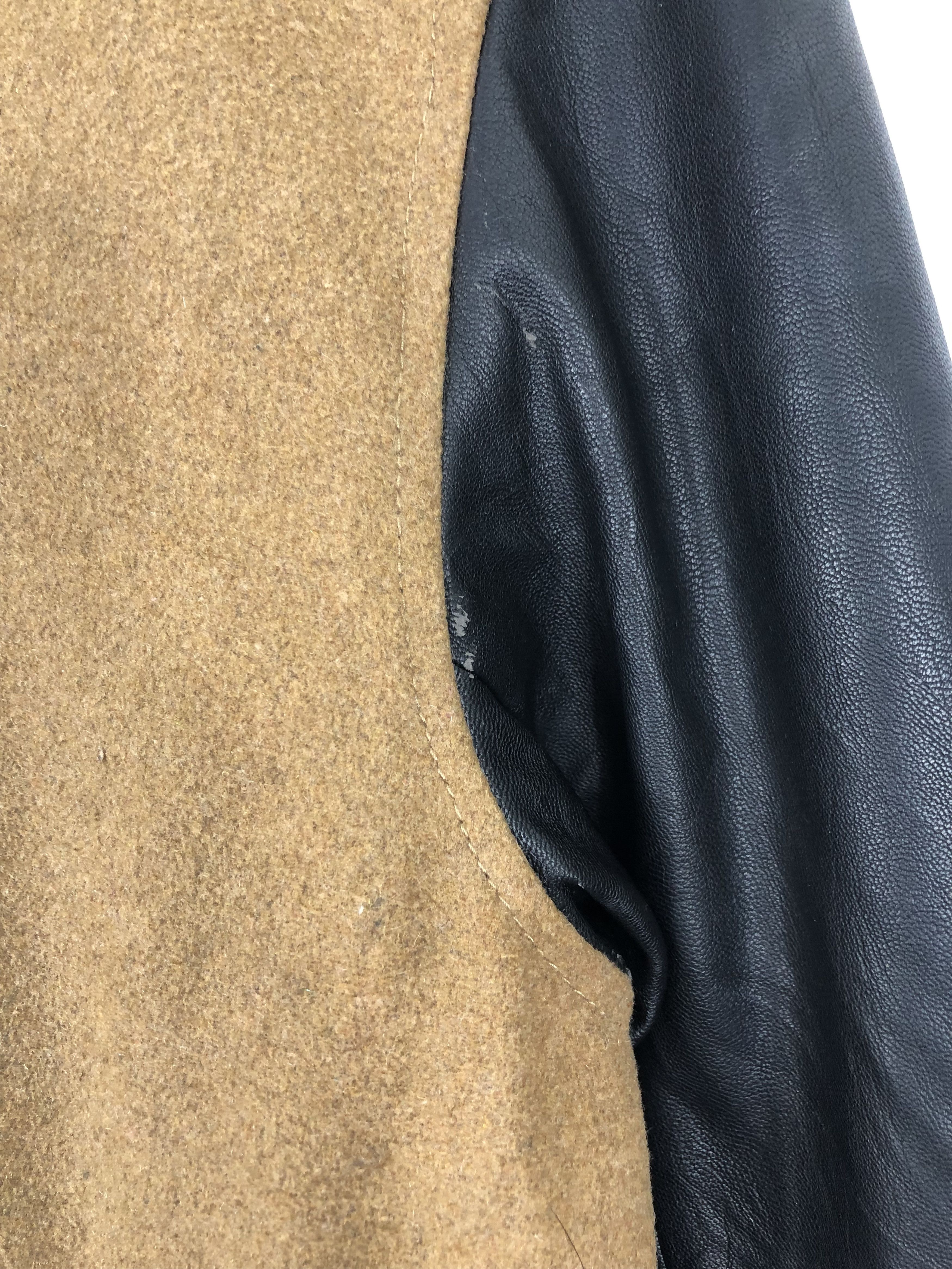 Naval Clothing Factory Naval Clothing Factory Varsity Jacket Leather Sleeve V0186 Size US L / EU 52-54 / 3 - 9 Thumbnail