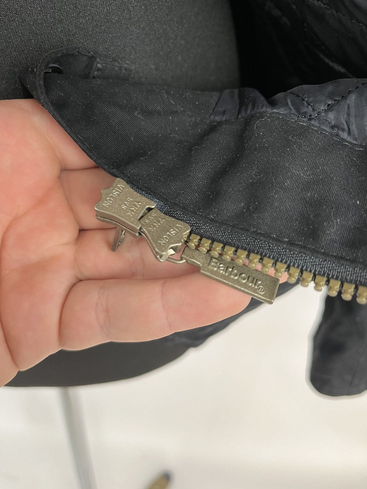 Barbour × Designer Barbour L1281 International Jacket UK 12 Black Belted (0362) Size M / US 6-8 / IT 42-44 - 9 Thumbnail