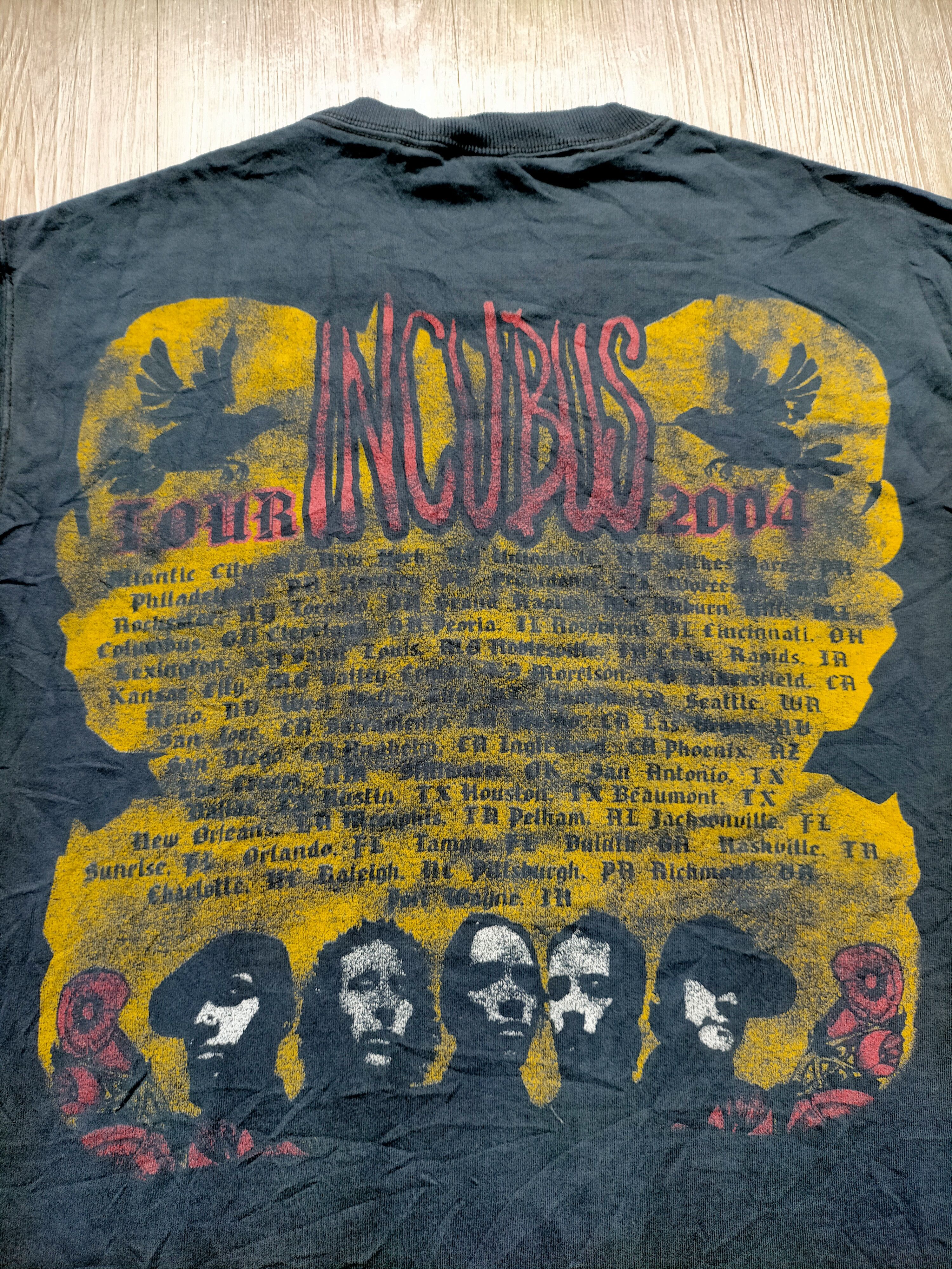 Band Tees Vintage Tour 2004 Incubus Black tee Size US M / EU 48-50 / 2 - 3 Thumbnail
