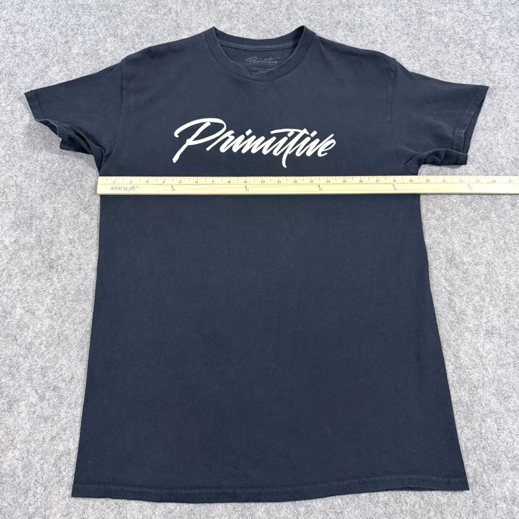 Primitive Primitive Casual Front Logo Crew-Neck Pullover T-Shirt Men's Medium Black Size US M / EU 48-50 / 2 - 7 Thumbnail