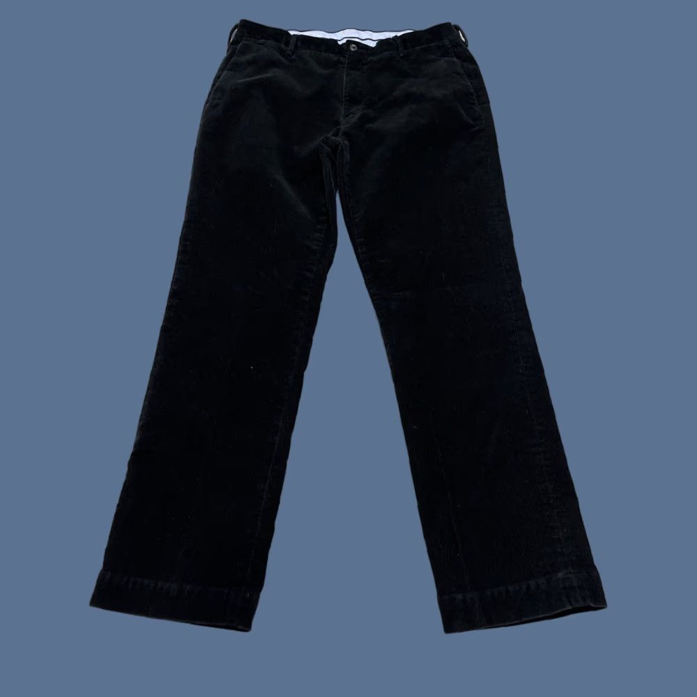 Polo Ralph Lauren Polo Ralph Lauren Pants Mens Blue Corduroy Flat Front 36x32 Regular Straight 90s Grunge Style Size US M / EU 48-50 / 2 - 1 Thumbnail