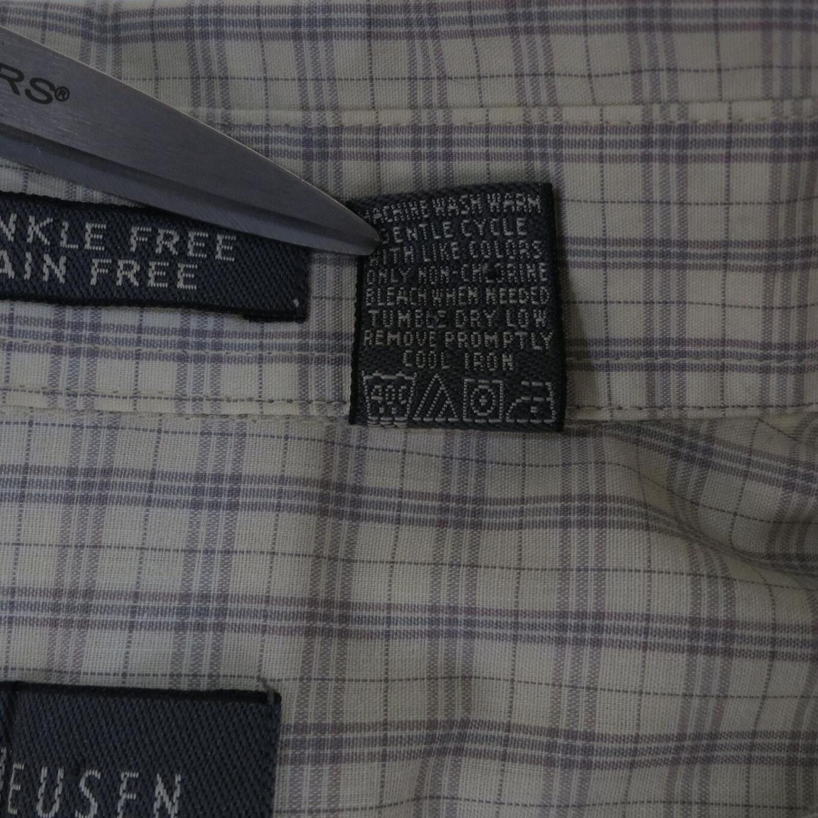 Van Heusen Van Heusen Mens XL Wrinkle Free Stain Free Button-Up Shirt Size US XL / EU 56 / 4 - 3 Thumbnail