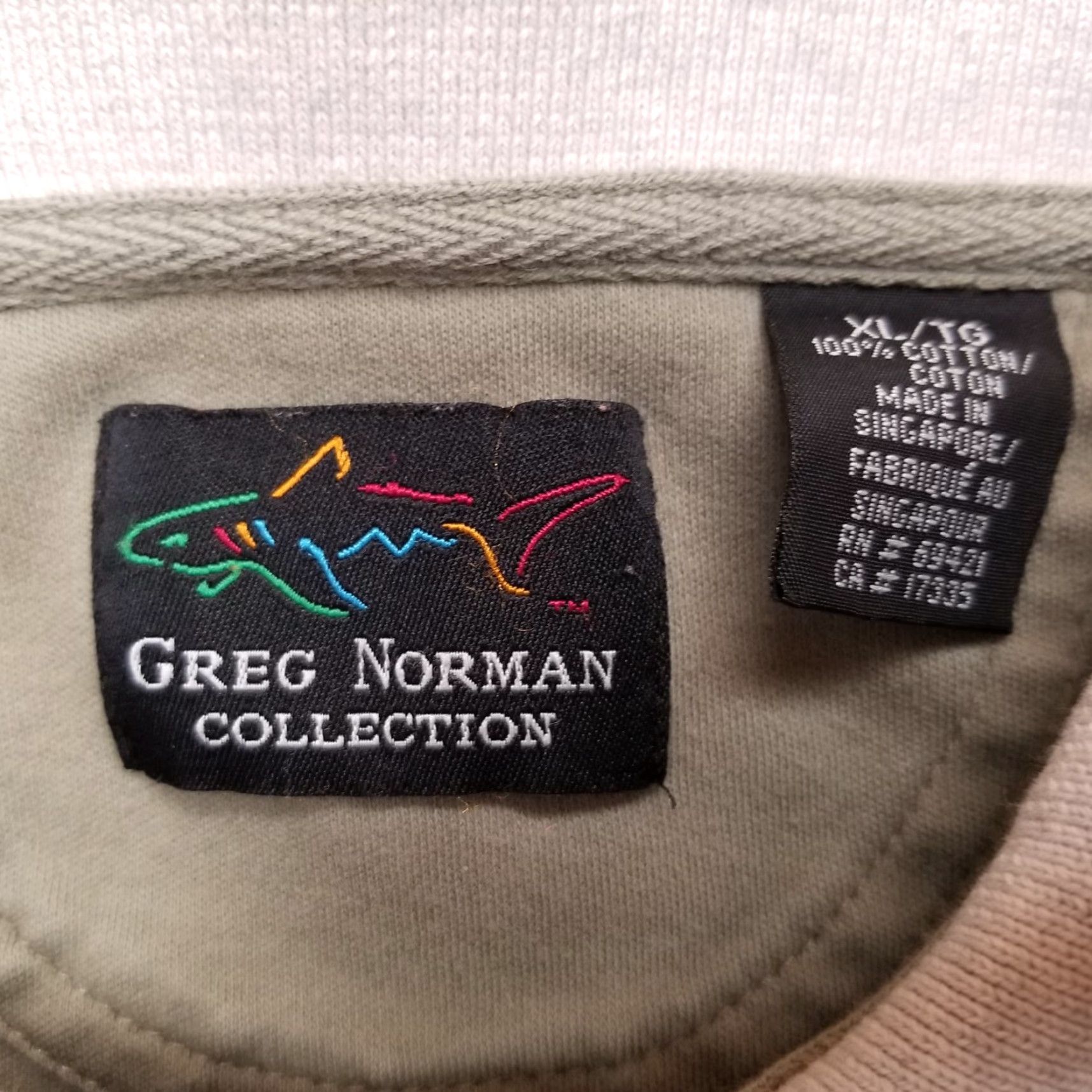 Vintage VINTAGE Greg Norman Shirt Mens XL Brown Polo 100% Cotton Golf Casual Heavy Soft Size US XL / EU 56 / 4 - 3 Thumbnail