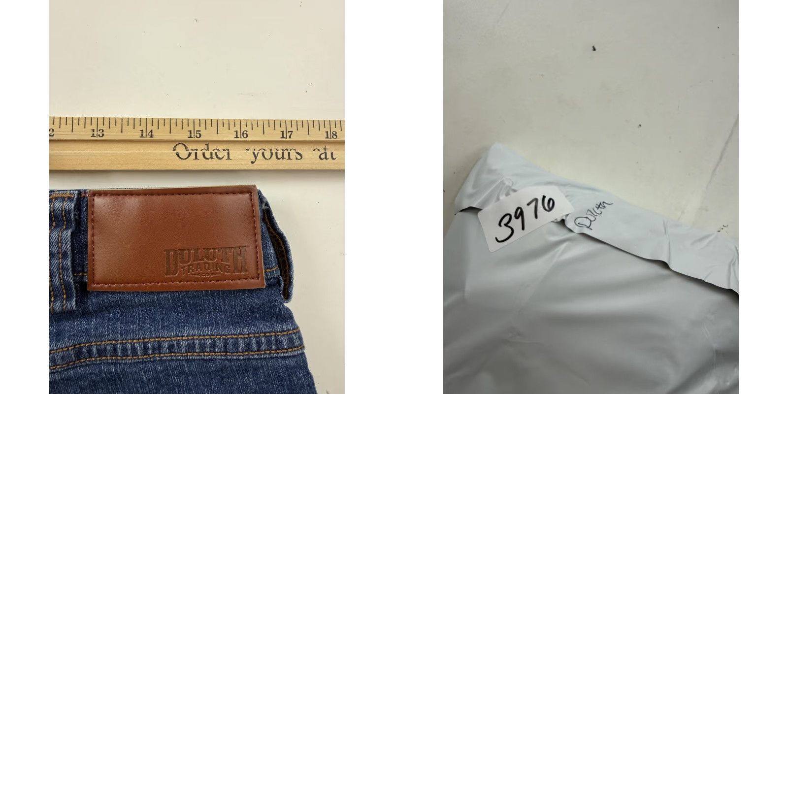 Duluth Trading Company Duluth Trading Co 40 Grit Jeans Mens 36x28 Blue Relaxed Straight Stretch Denim Size US 36 / EU 52 - 9 Thumbnail