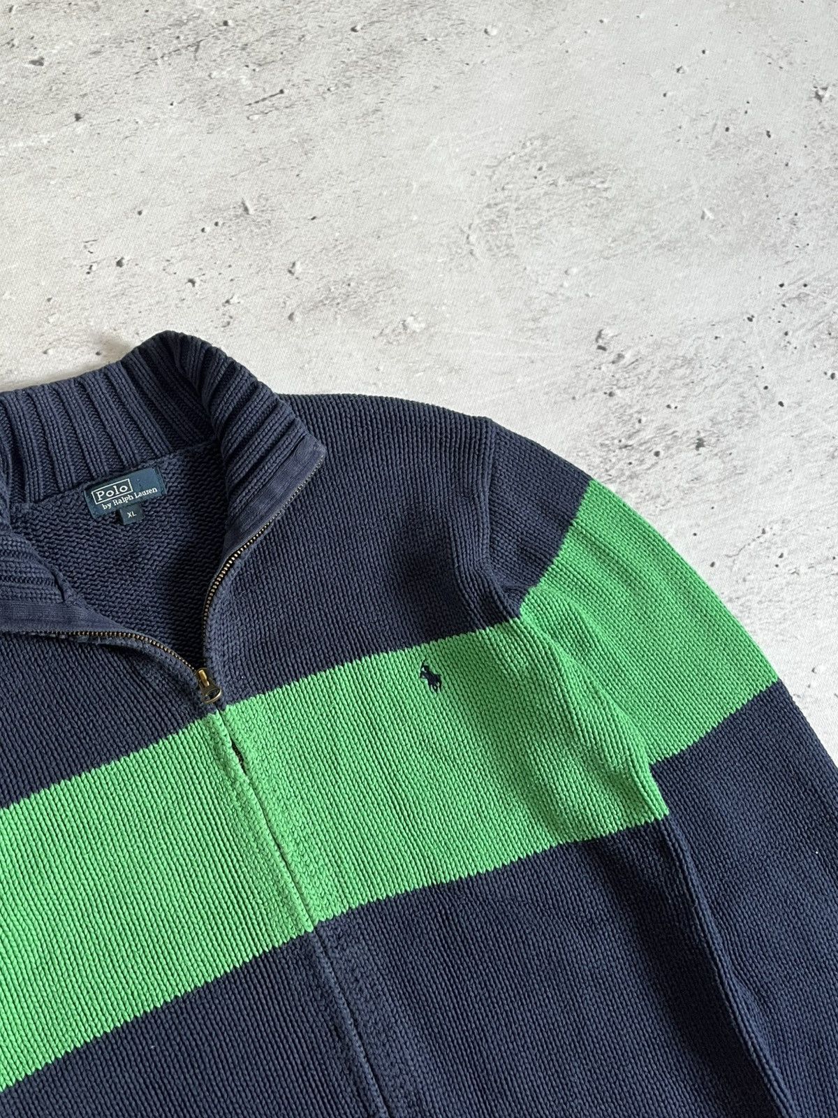 Polo Ralph Lauren Polo Ralph Lauren Knitwear Cardigan Zip Up Sweatshirt Size US XL / EU 56 / 4 - 5 Thumbnail