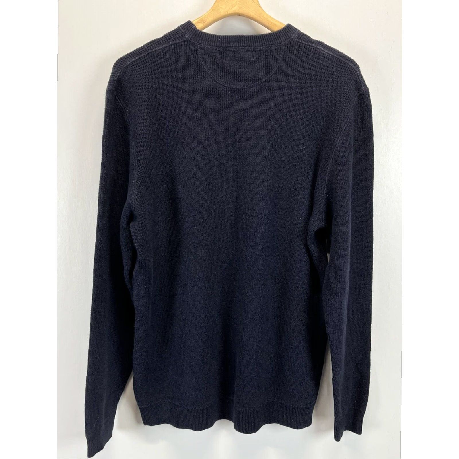 Eddie Bauer Eddie Bauer Mens Crewneck Sweater XL Navy Blue Cotton Pullover Casual Size US XL / EU 56 / 4 - 2 Thumbnail