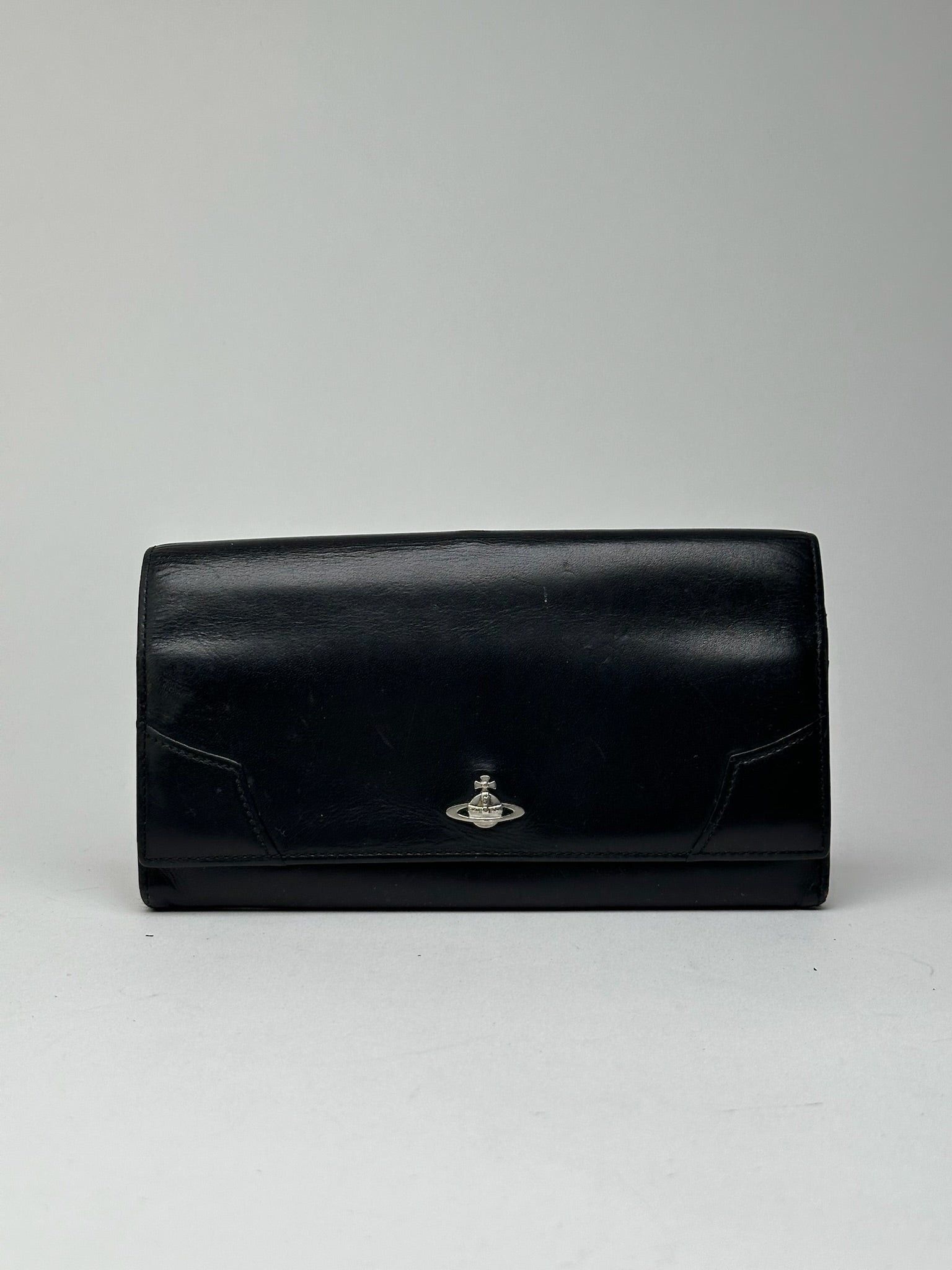 Vivienne Westwood Vintage leather wallet black Size ONE SIZE - 1 Thumbnail