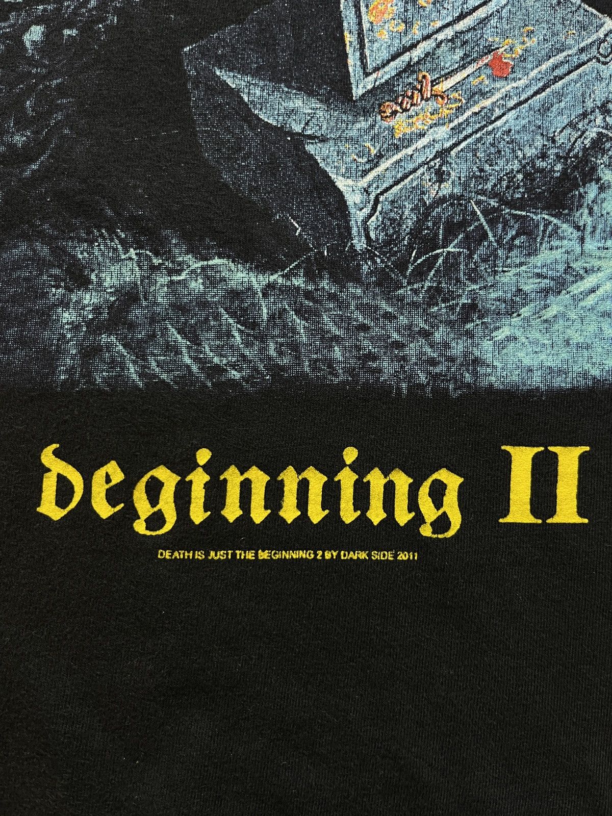 Vintage Death is just the beginning vintage long sleeve Size US M / EU 48-50 / 2 - 6 Thumbnail