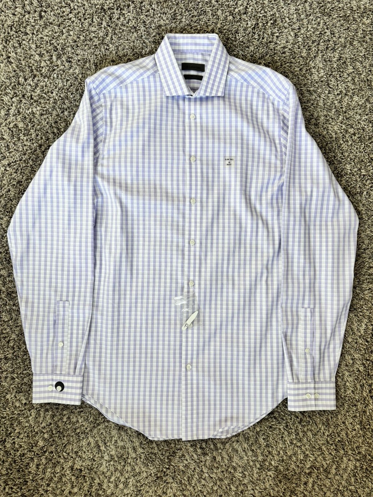 Calvin Klein Calvin Klein Plaid Dress Shirt Size 42L - 1 Thumbnail