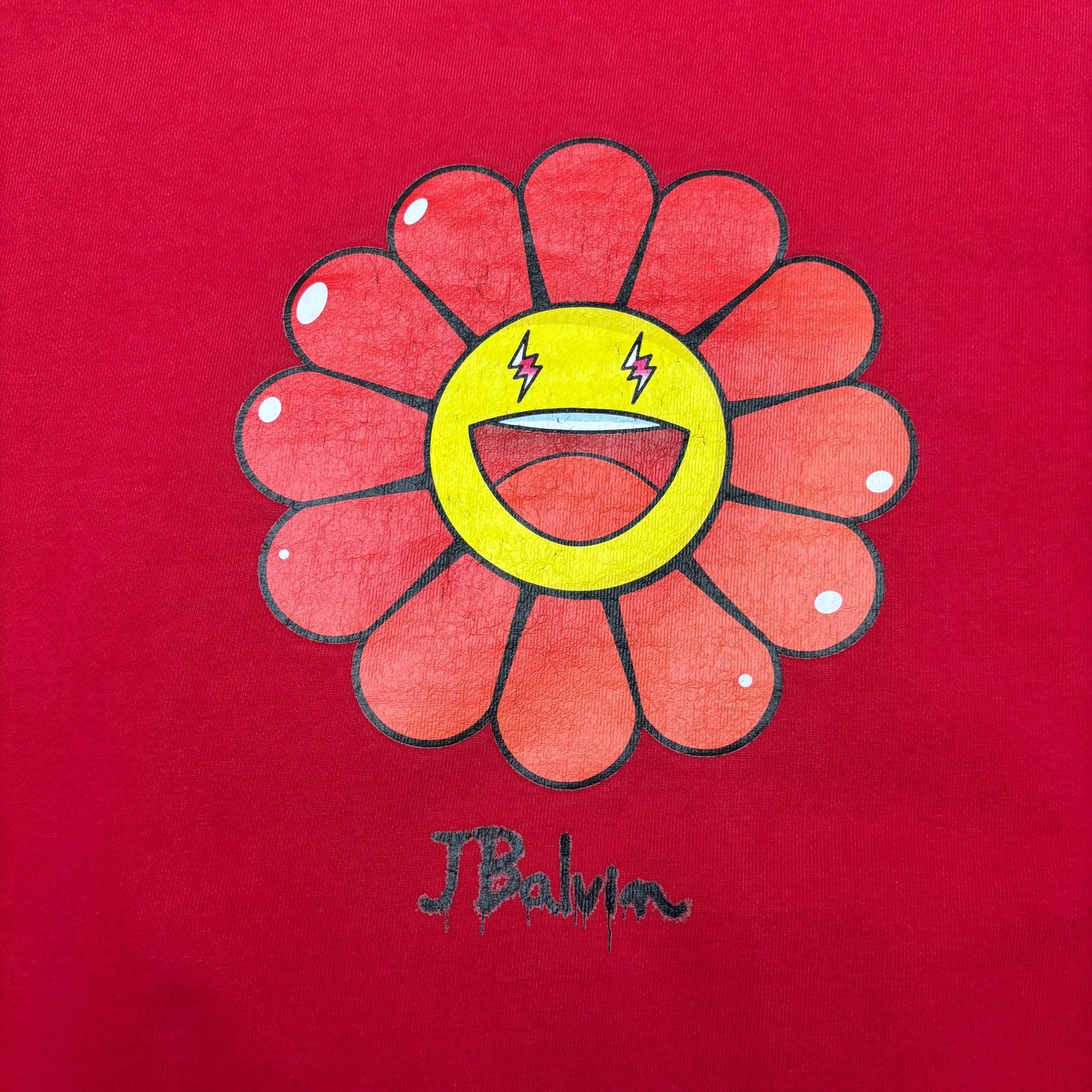 J Balvin × Takashi Murakami J Balvin x Takashi Murakami Rojo Flower Hoodie Men's XL Size US XL / EU 56 / 4 - 2 Thumbnail