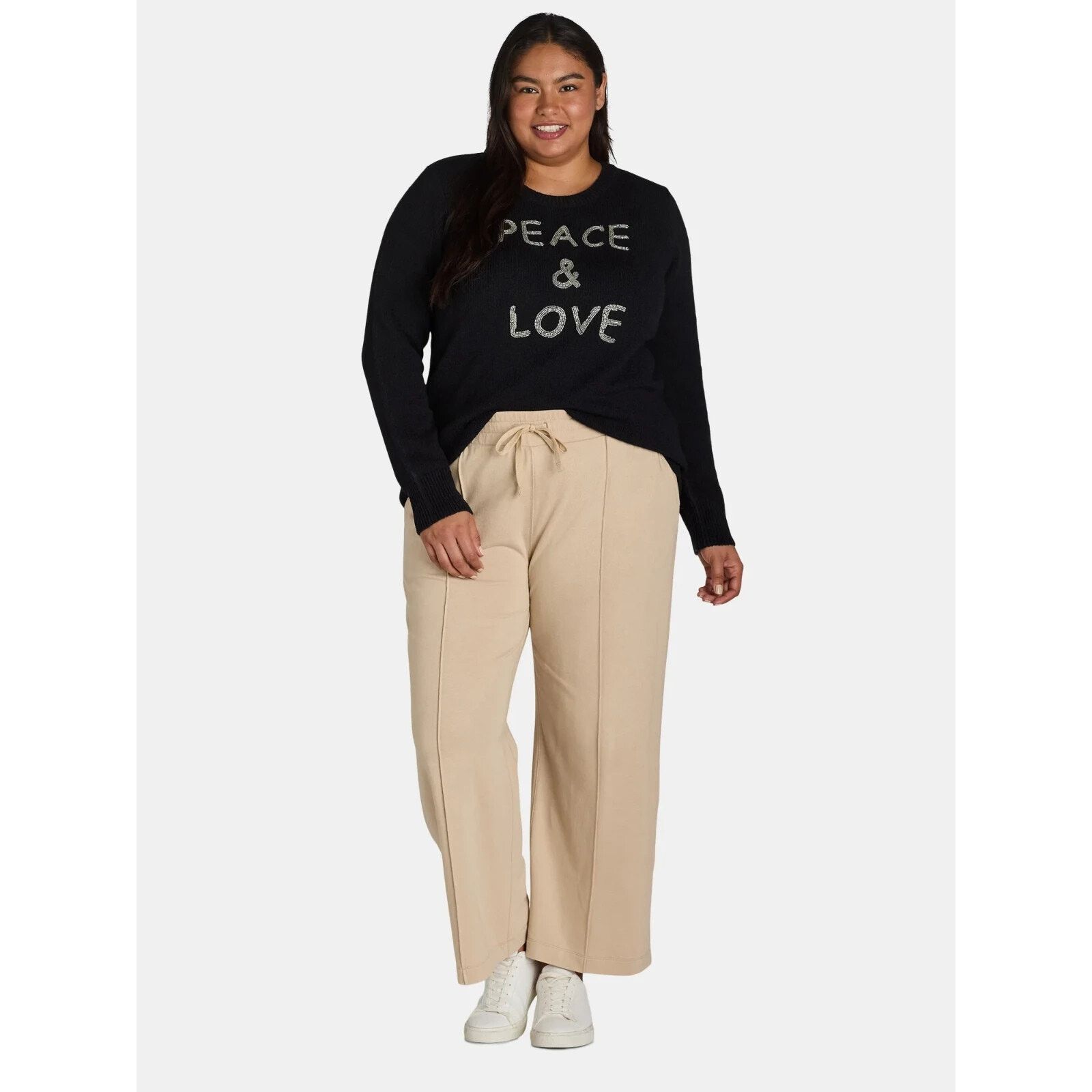 Other PEACE & LOVE SILVER METALLIC BEADED BLACK SWEATER RINGO STAR Size XXS / US 00 / IT 34 - 3 Thumbnail